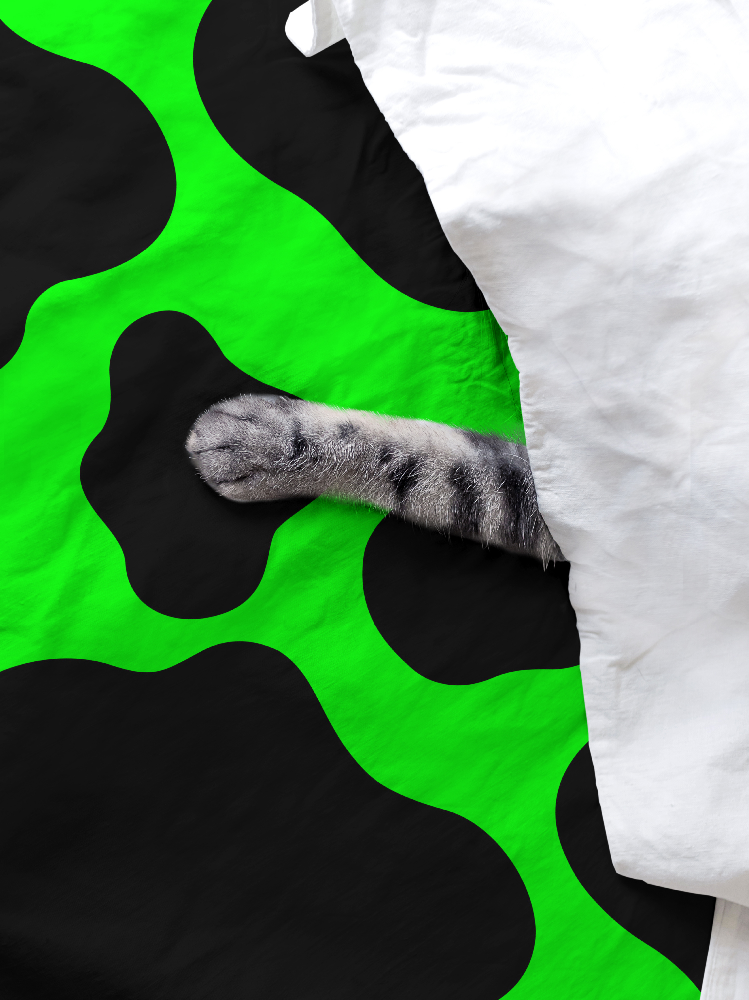 Простыня Green cow, Crazy Getup 2