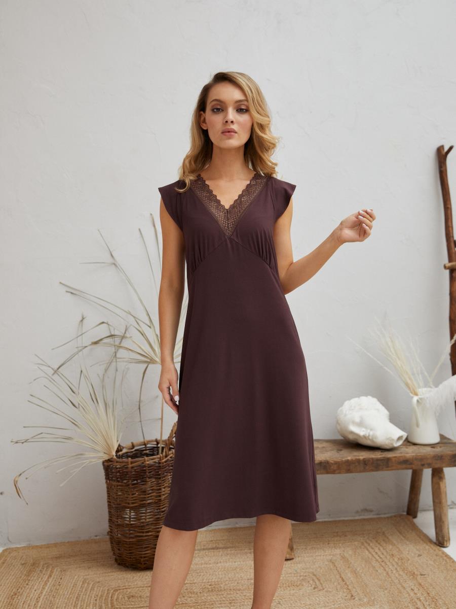 Сорочка La Trufell, шоколадный, Mia Cara 2