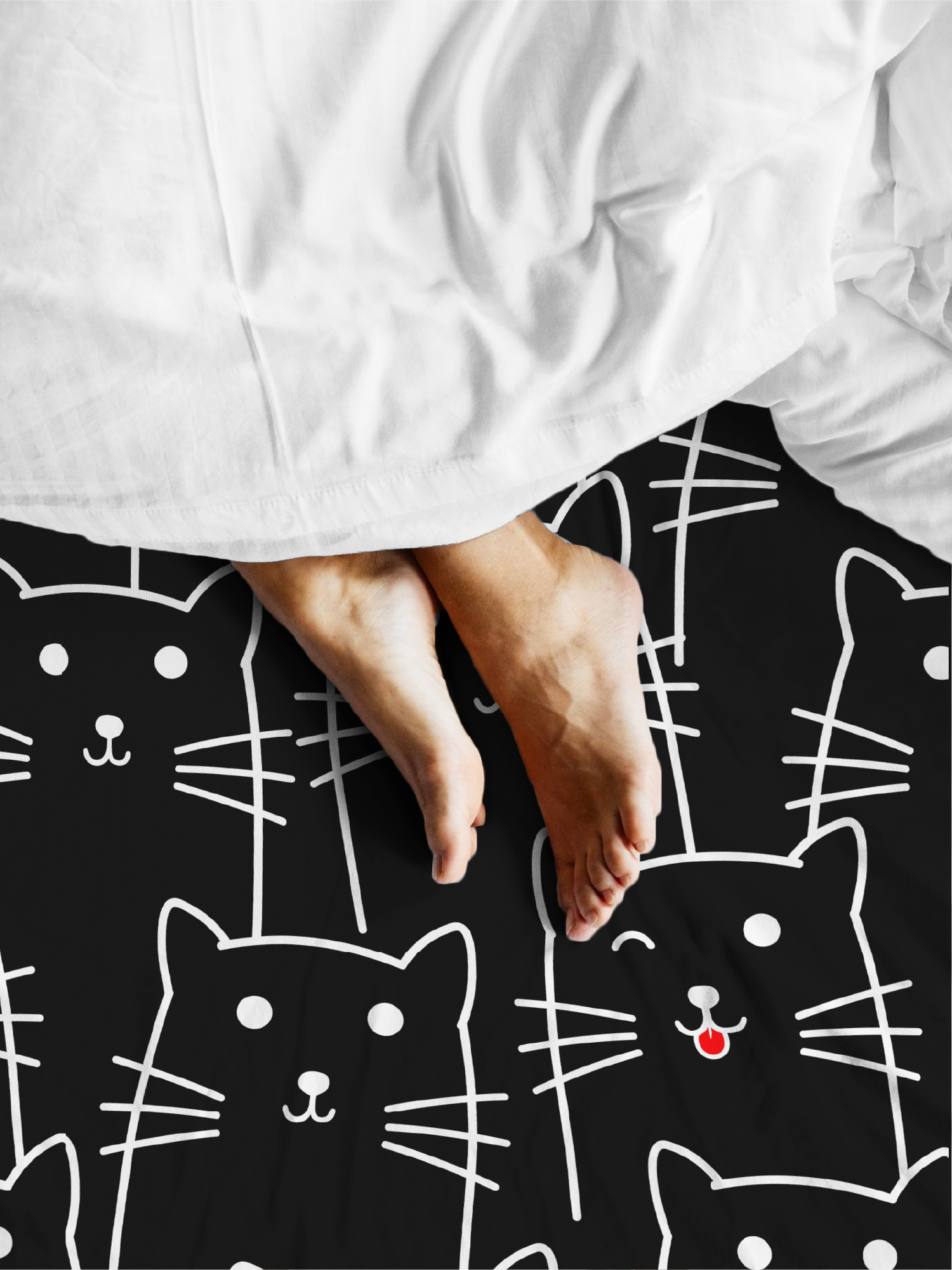 Простыня Black cats, Crazy Getup 2