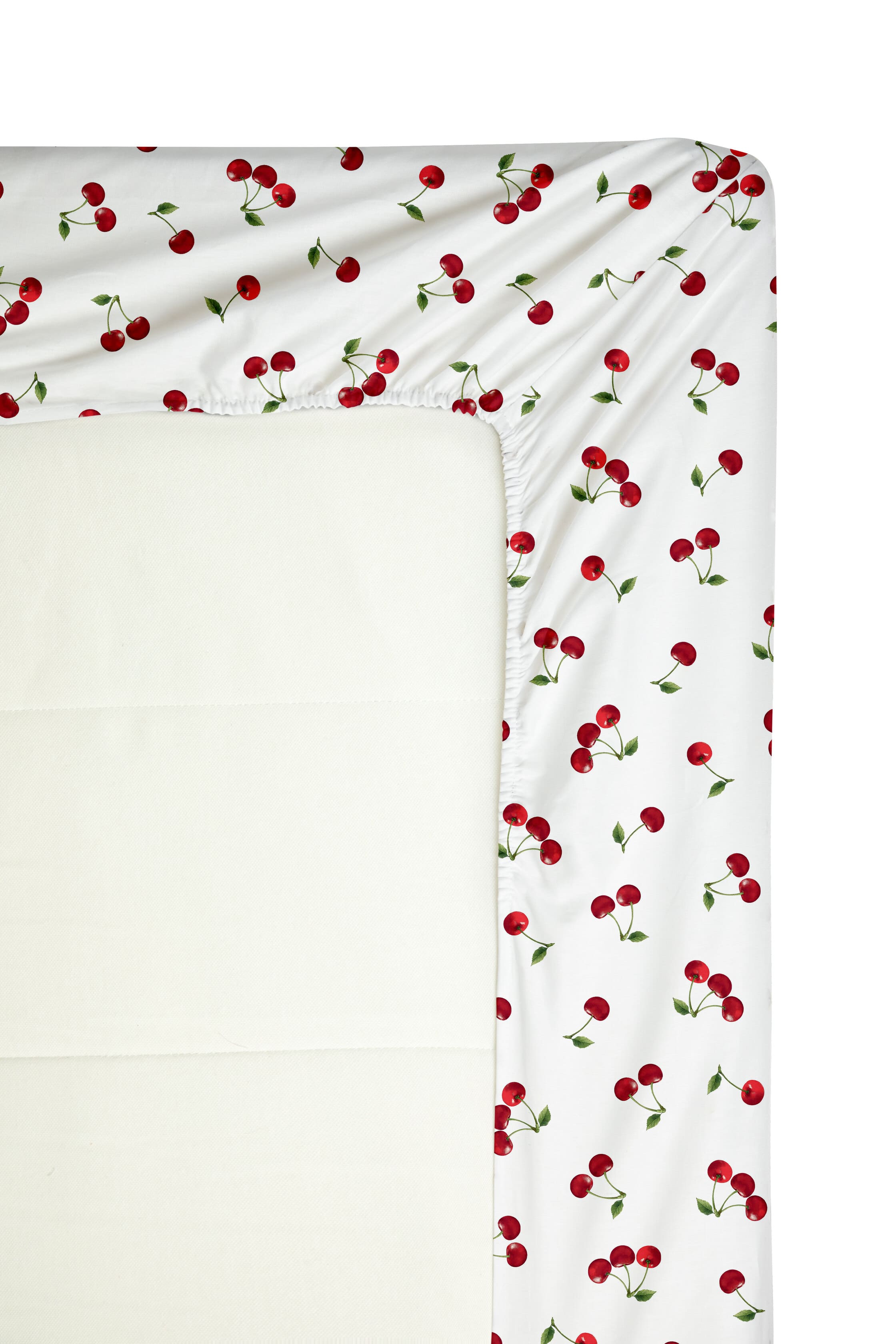 Простыня на резинке Унисон Вишневый поцелуй 1