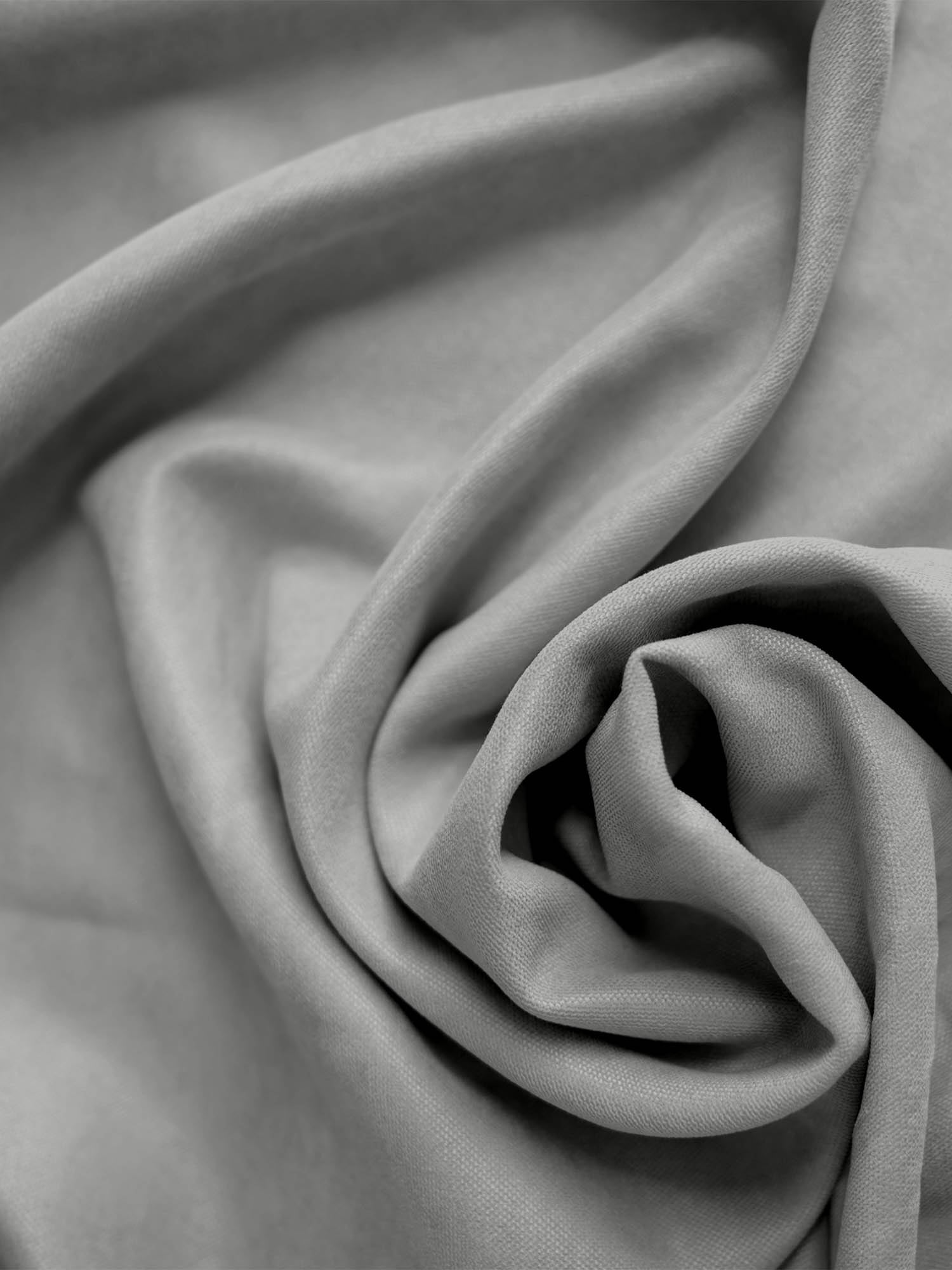 Комплект штор велюр с подхватами 200х270 (2 шт) Essential home рис Silver grey Унисон 3