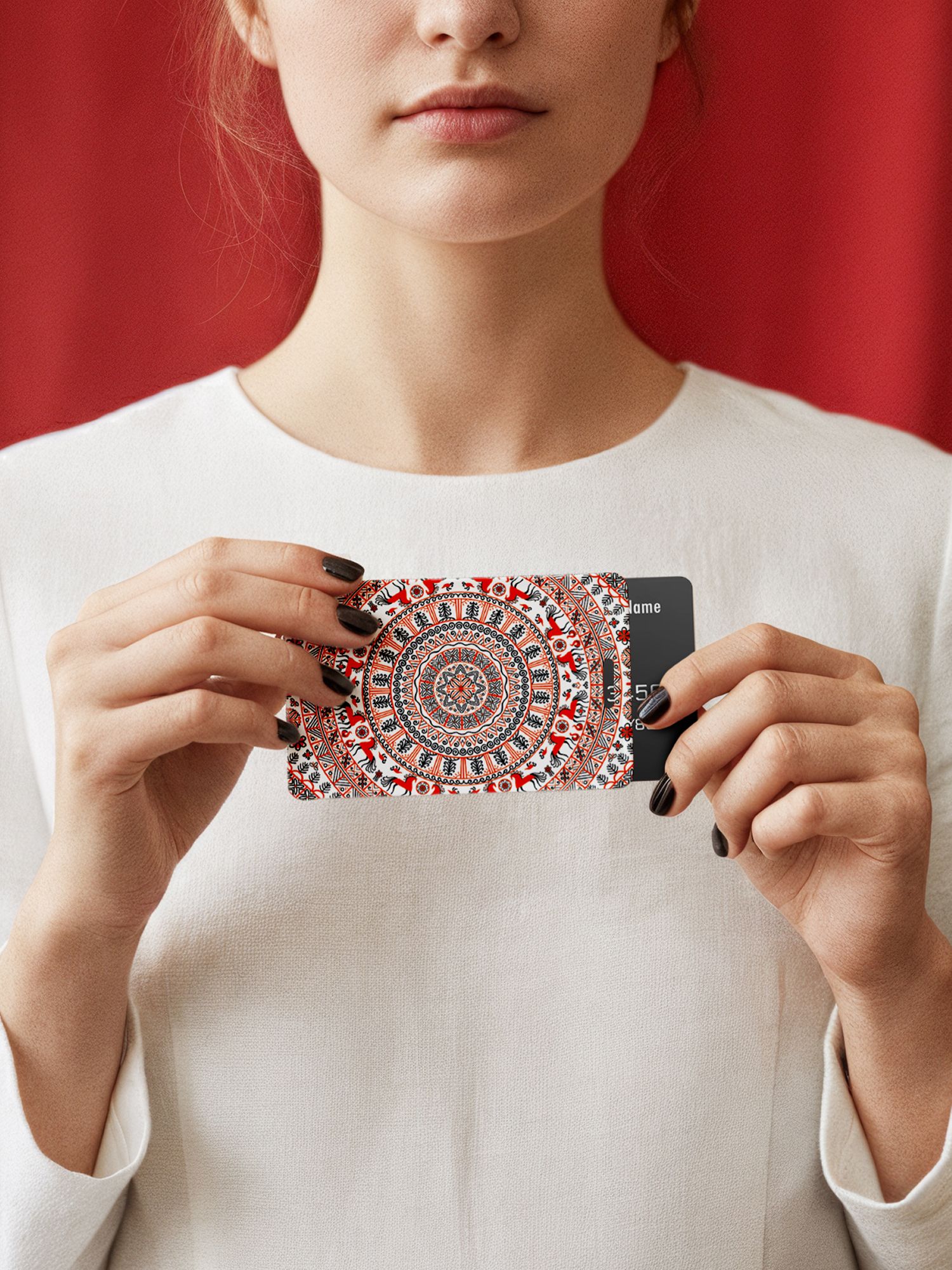 Чехол для карт Crazy Getup Мезенская  0