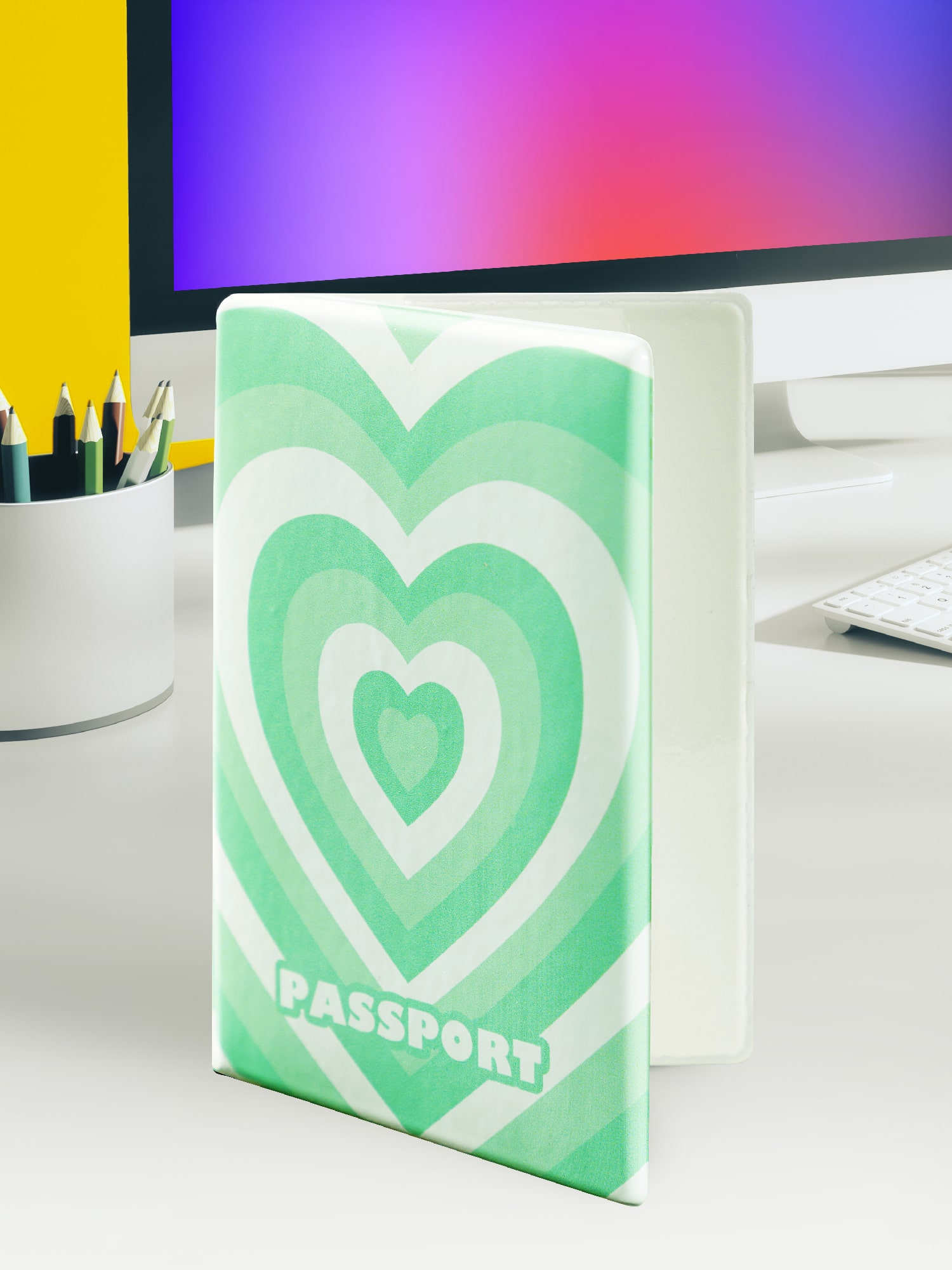 Обложка для паспорта Crazy Getup Hypnotic love 1