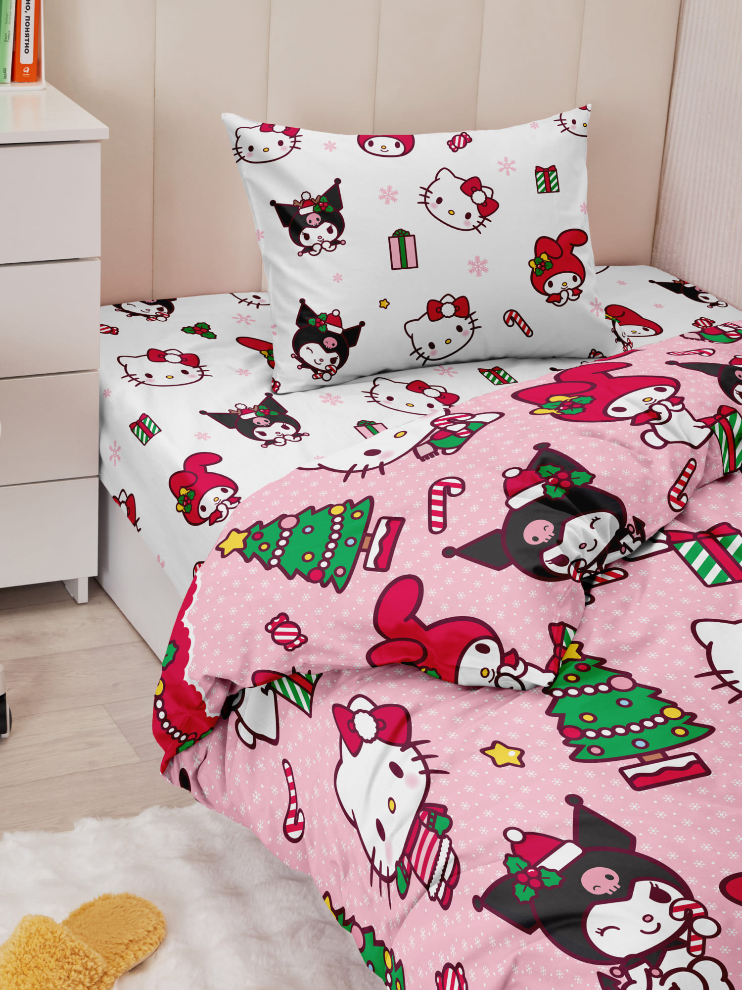 Постельное бельё, Crazy Getup, Новогодний Китти 7