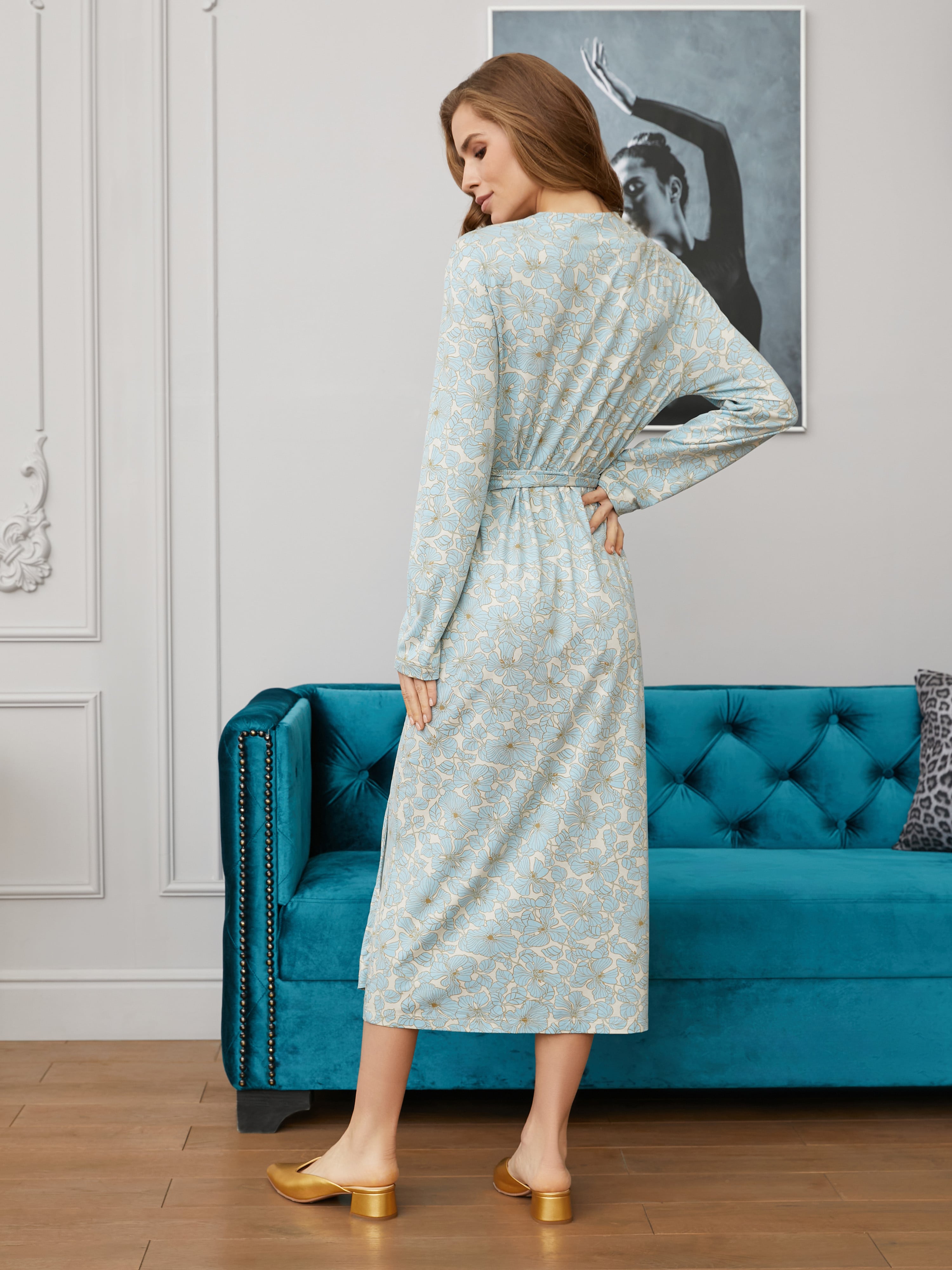 Халат Mia Cara Цветы 1