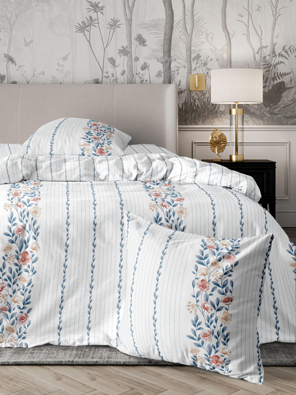 Постельное бельё Mia Cara Нежные цветы 0