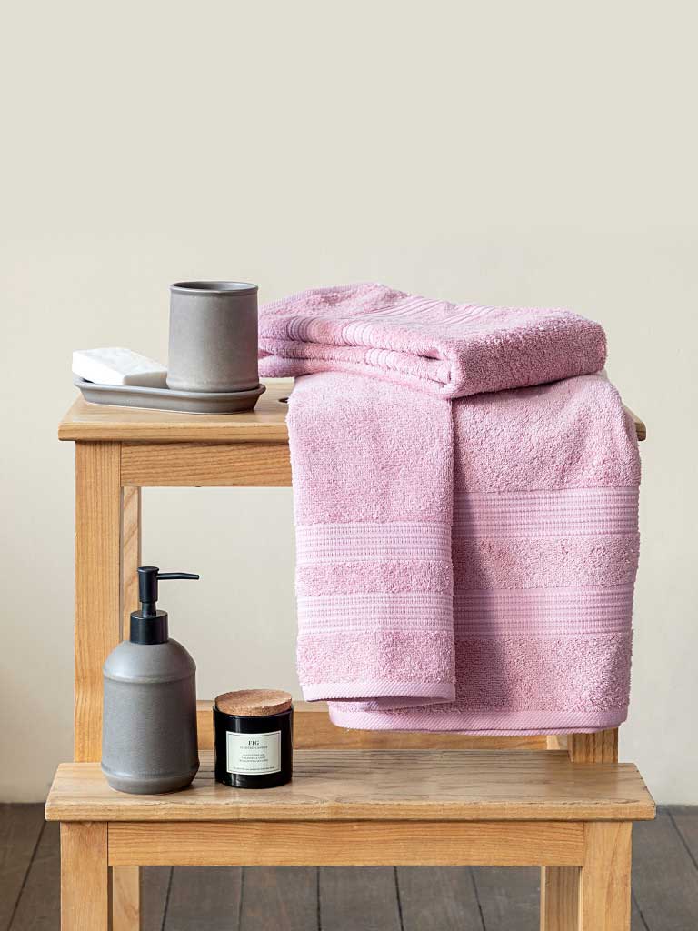 Комплект полотенец "Raffle", пыльная роза, Унисон 1