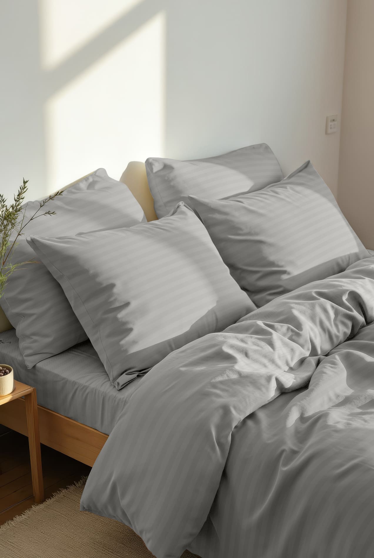 Постельное бельё Флоранс Светло-серый 1
