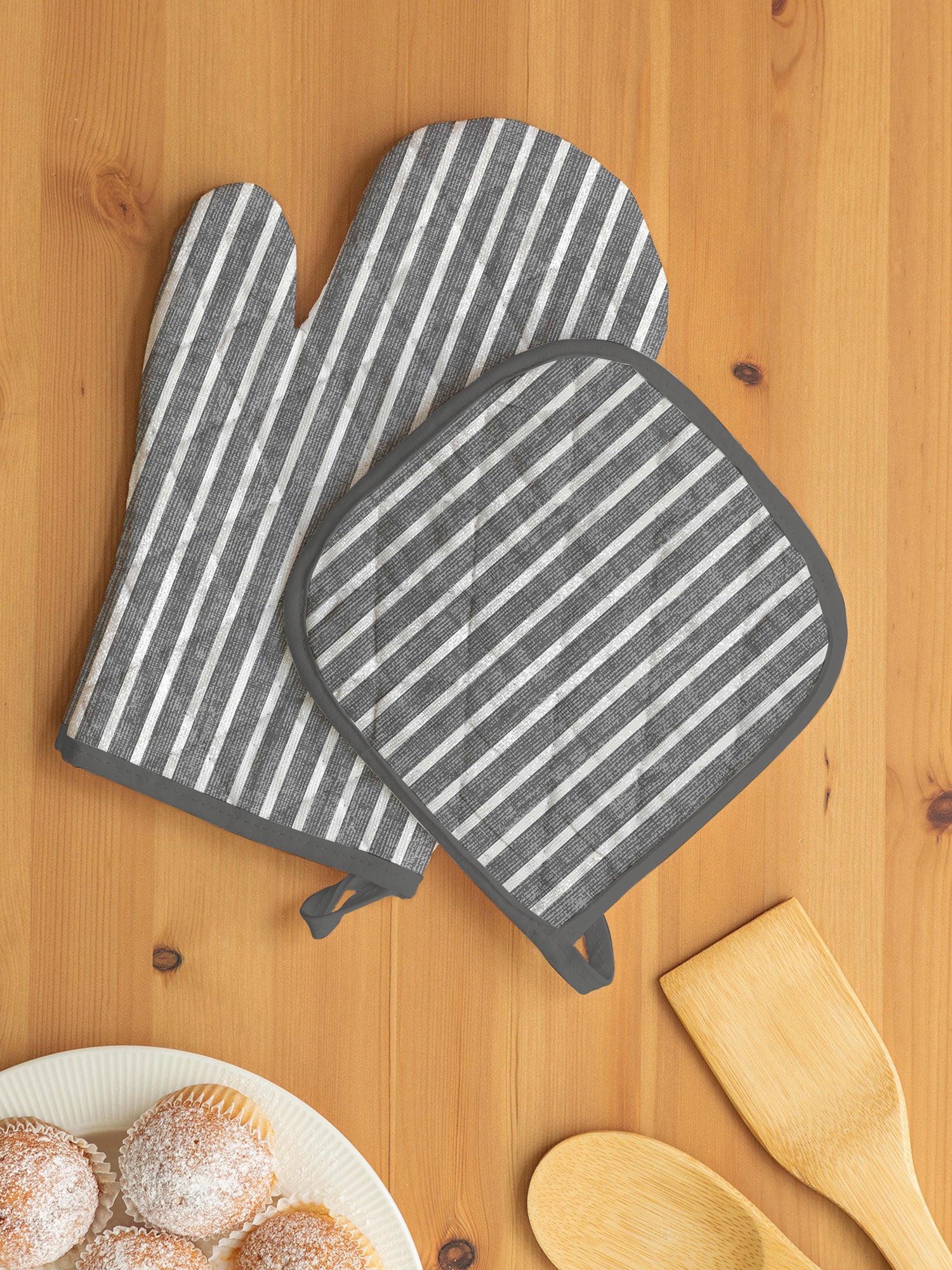 Кухонный комплект (прихватка + прихватка-рукавица) "Loft Café", Унисон 0