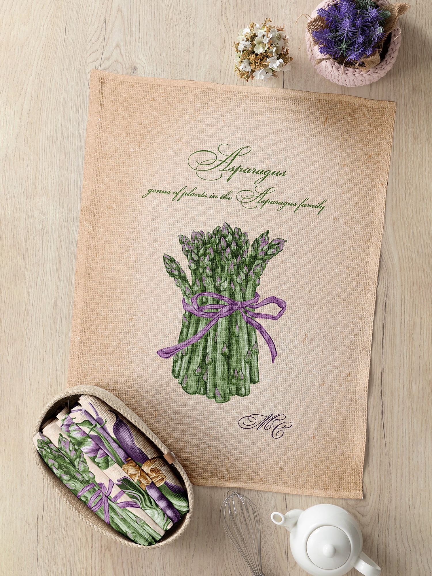 Комплект полотенец Mia Cara Asparagus 4