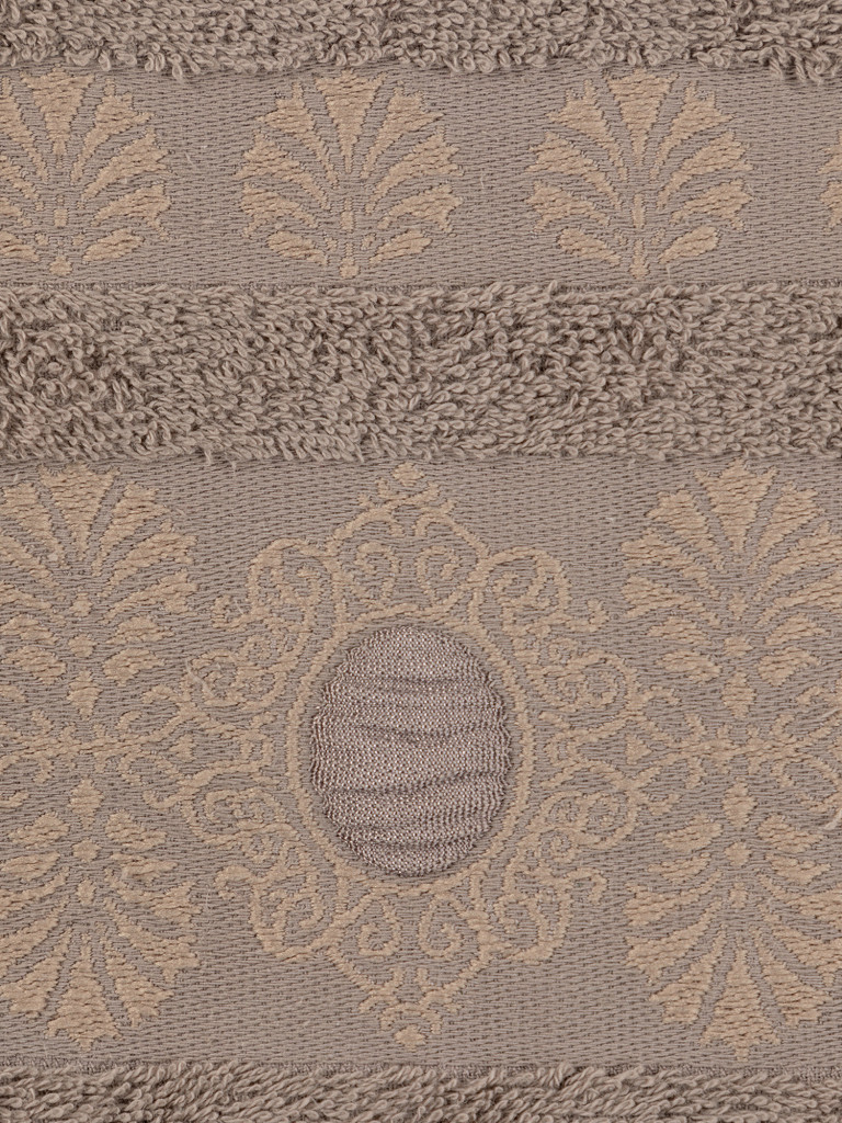 Комплект махровых полотенец "Элис", коричневый, Mia Cara 3