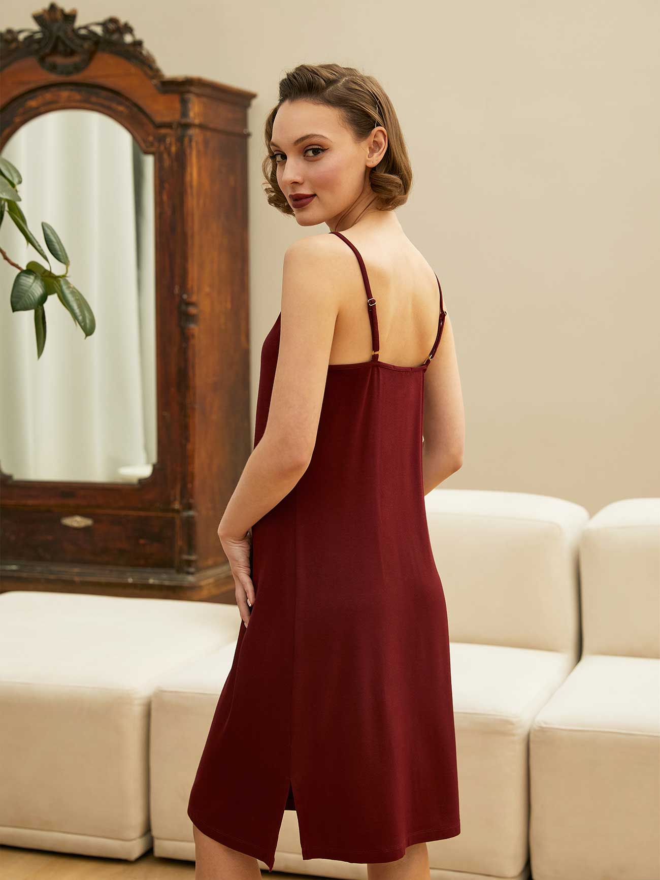 Сорочка Chinoiserie Винный, Mia Cara 2