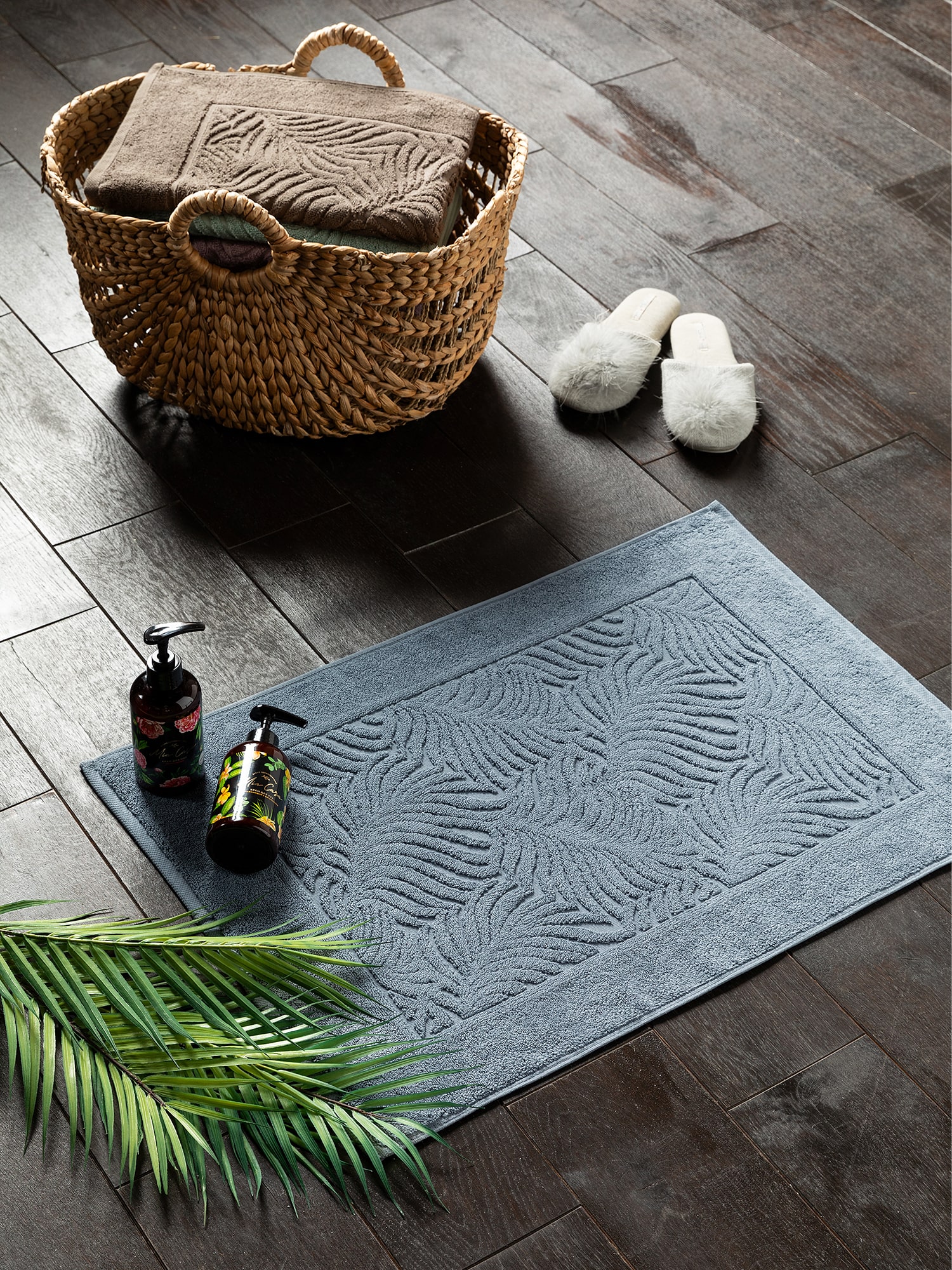 Полотенце махровое Mia Cara Листья 0