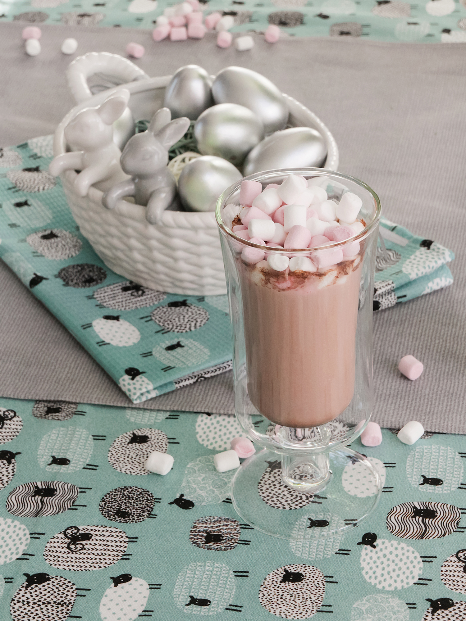 Комплект вафельных полотенец "Black Sheep", Унисон 3