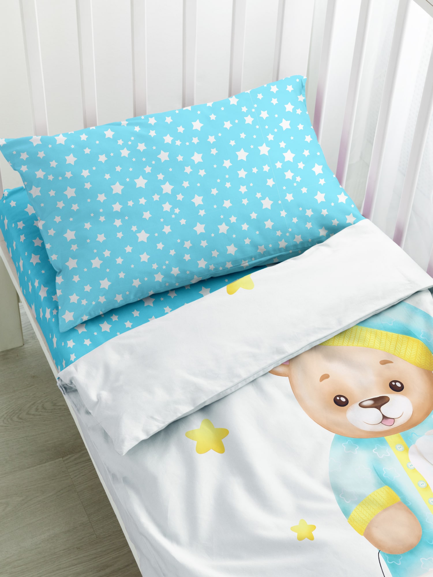 Постельное бельё Juno Мишка в пижаме 5