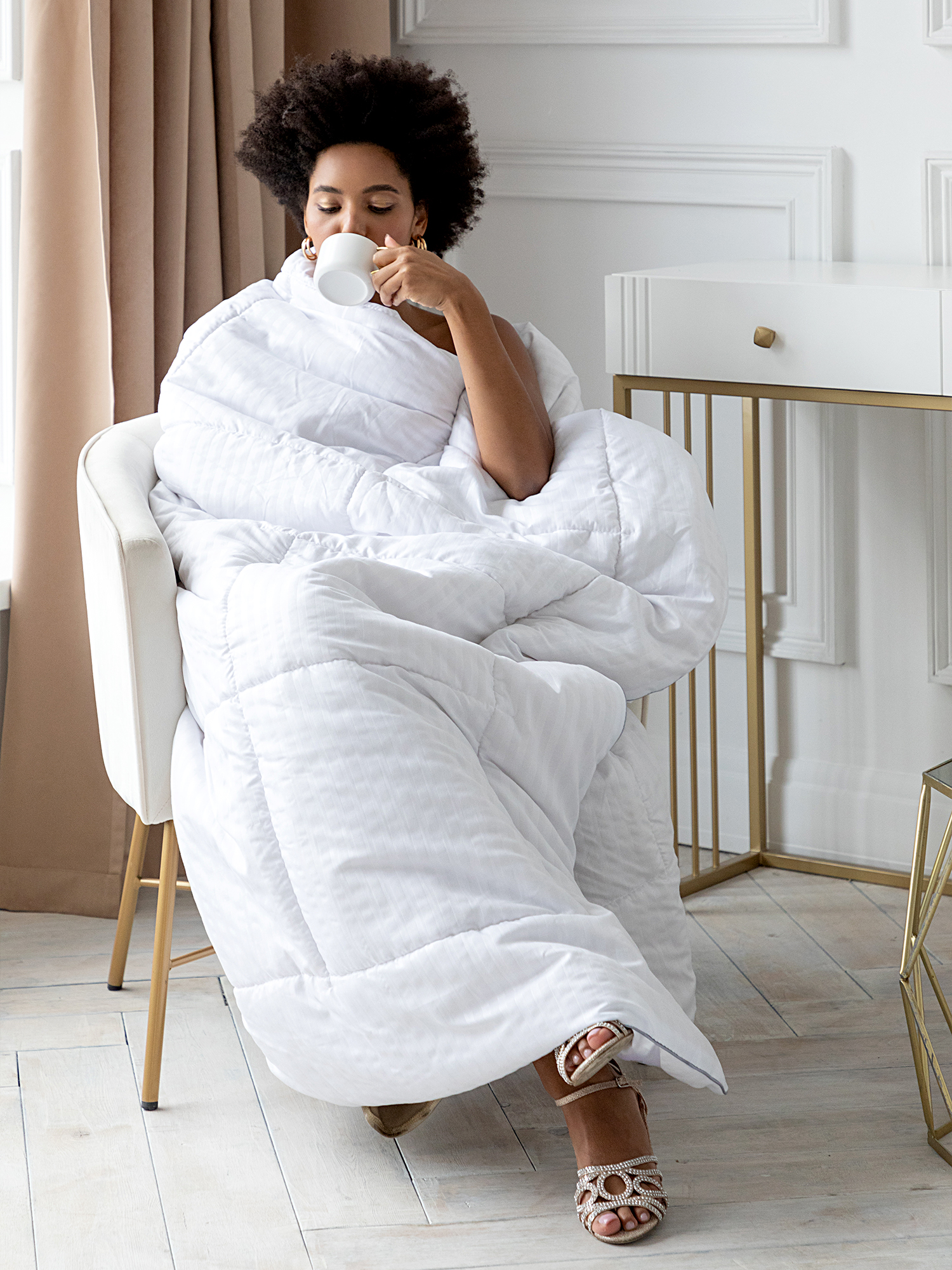 Одеяло стеганое "Atmosphere", овечья шерсть, Унисон 2