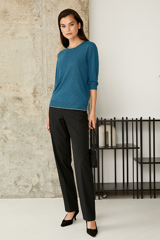 Джемпер женский Frozen Mist синий, BeGood 7