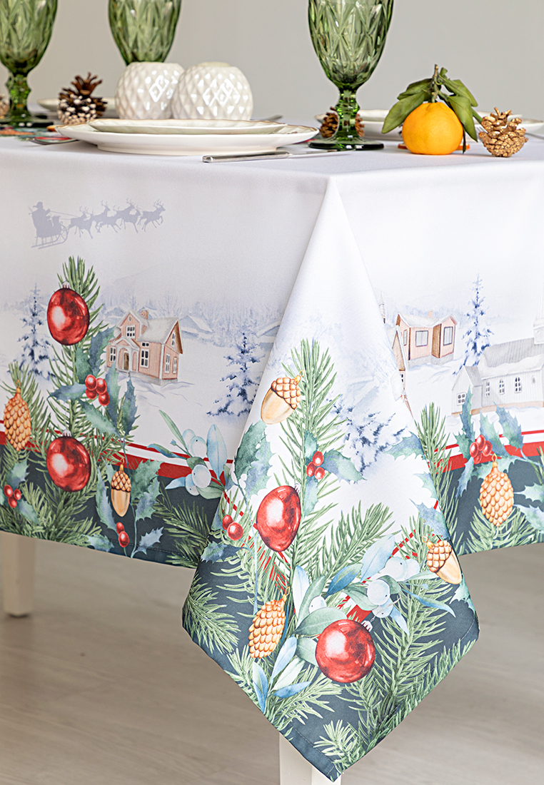 Скатерть Christmas village 6