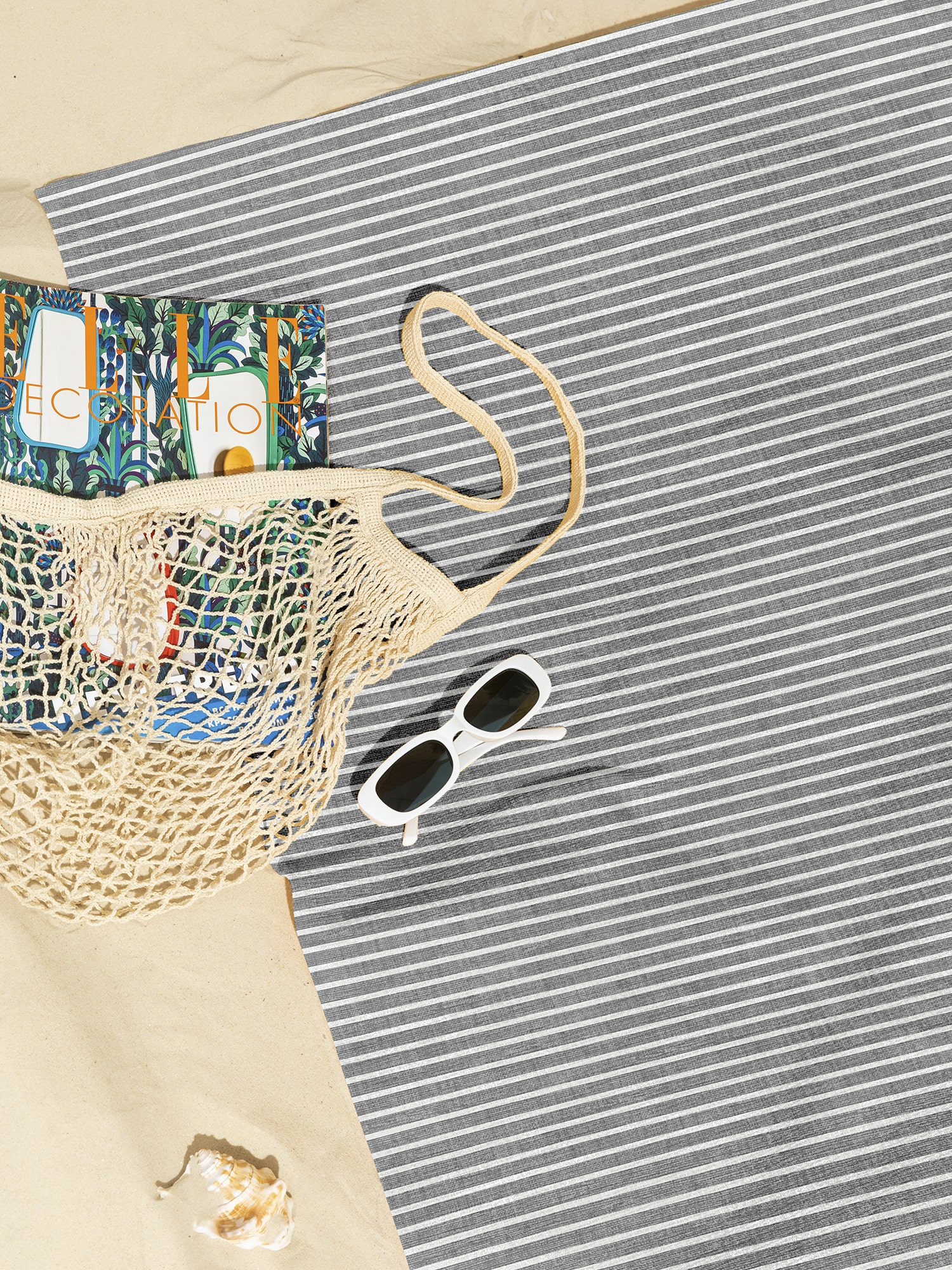 Полотенце Унисон Loft Cafe серая полоса 2