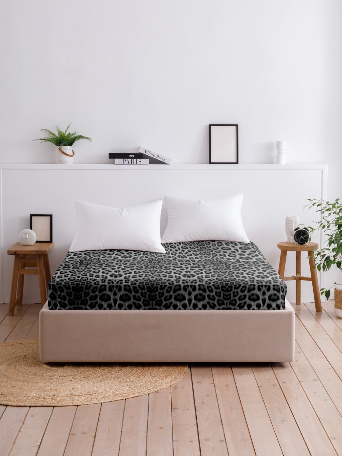 Простыня на резинке Mia Cara Ирбис 1