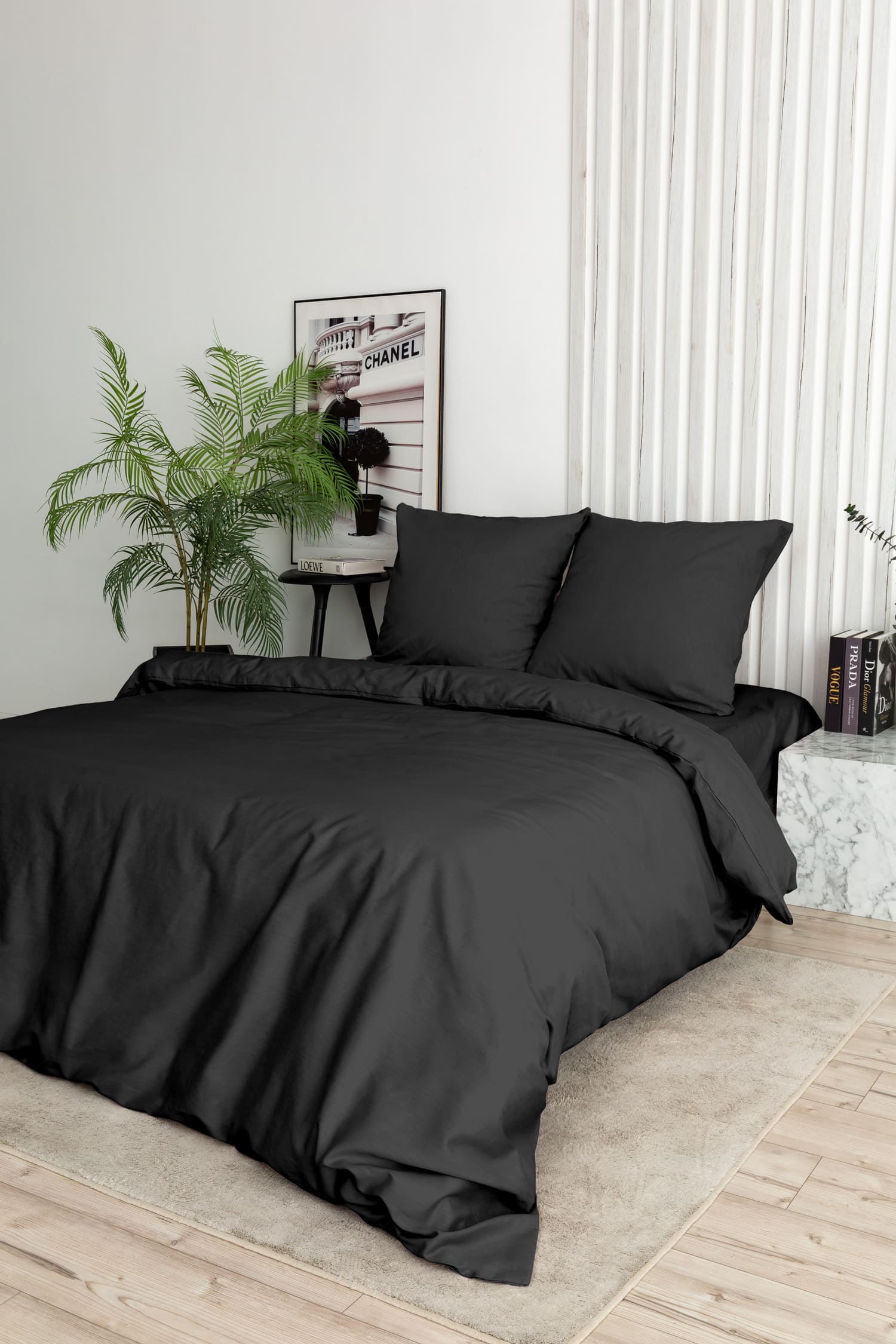 Постельное бельё Флоранс Черный 1