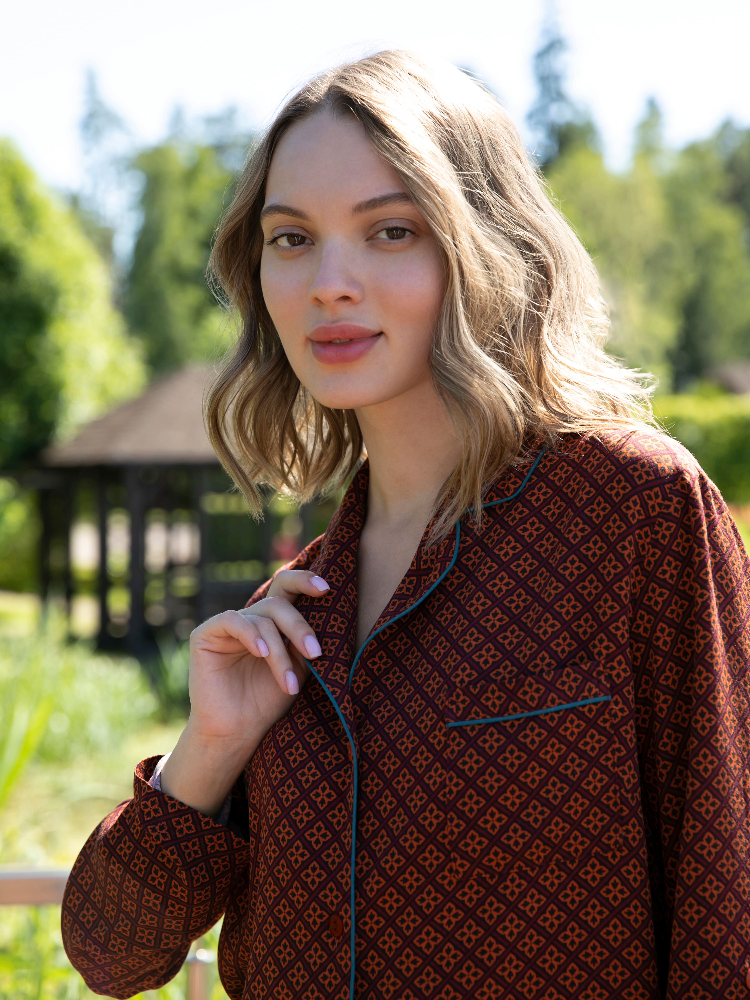 Пижама Chocolate Souffle, шоколад, Mia Cara 3