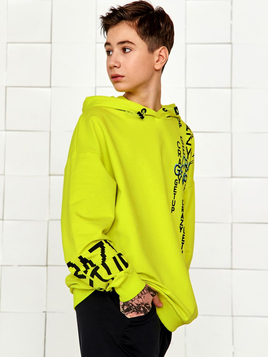 Худи / толстовка MAD GAME Лайм, Juno 1
