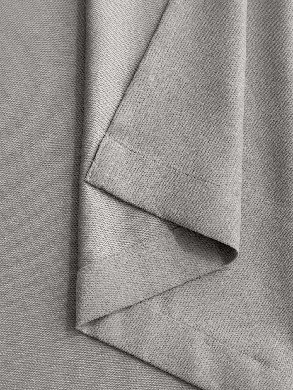 Комплект штор из канваса, серый, Унисон 8