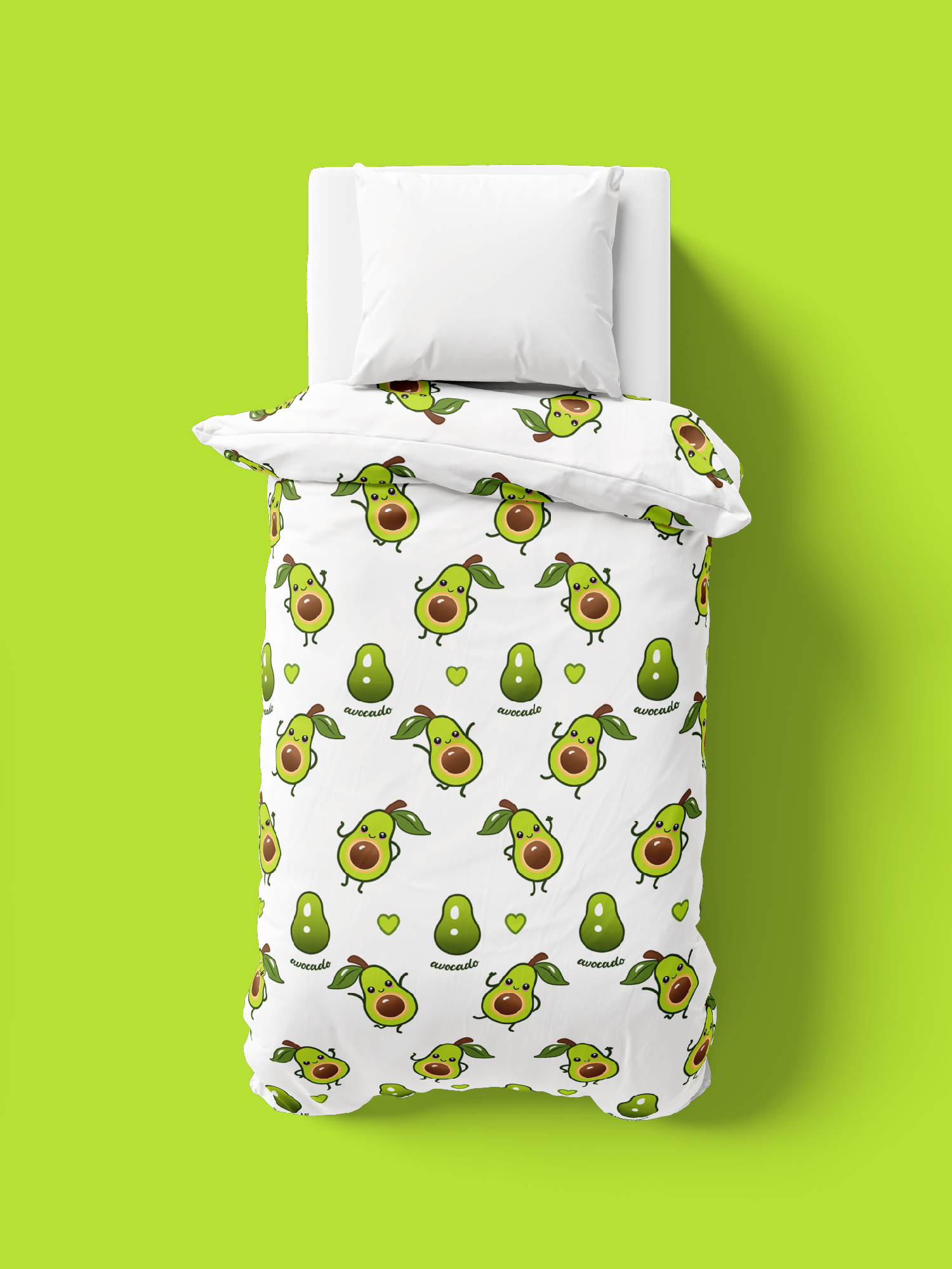 

Пододеяльник Avocado White