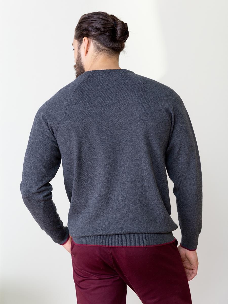 Джемпер  Темно-серый меланж, BeGood 3