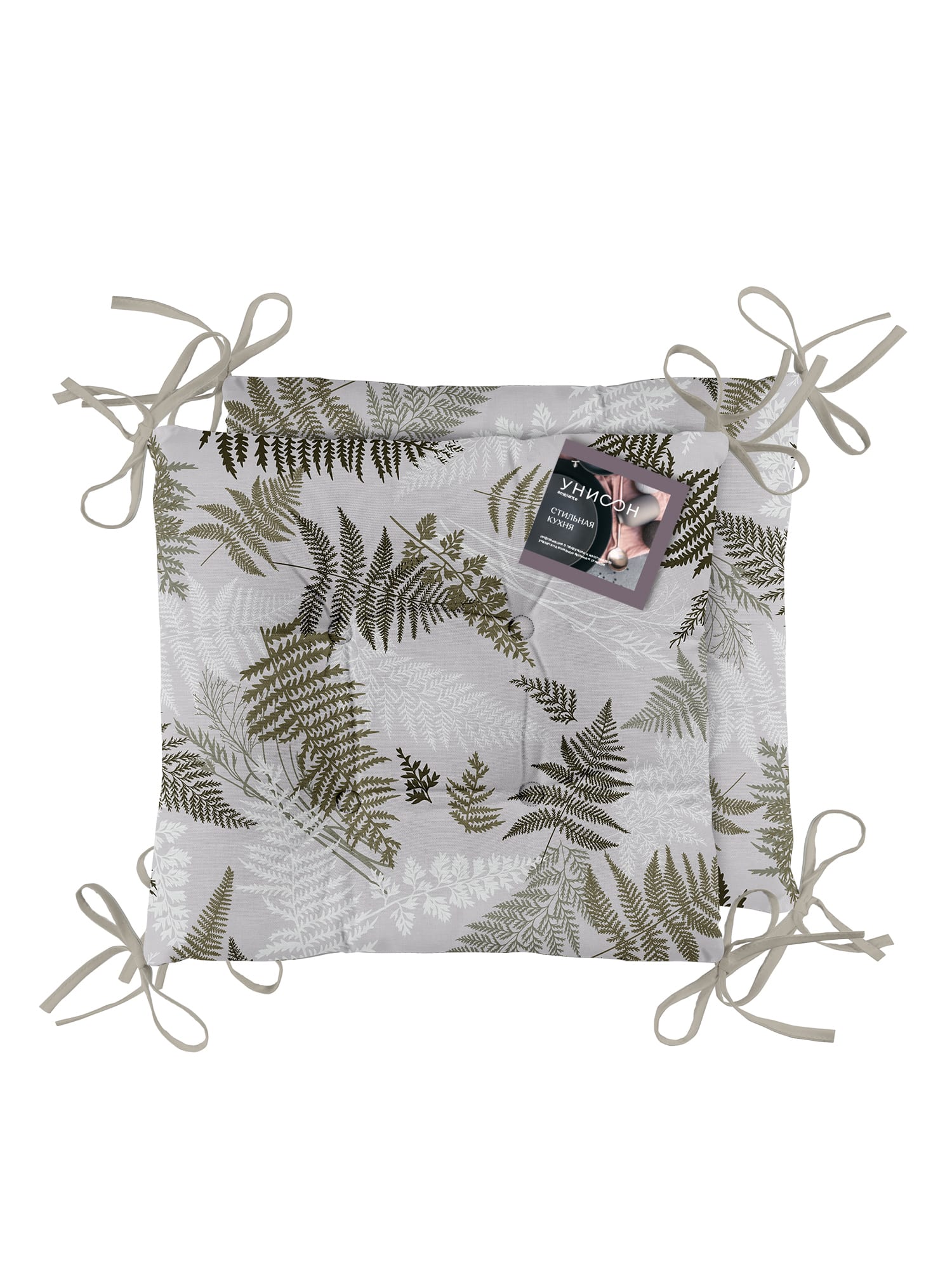 Комплект подушек на стул Унисон Fern 4