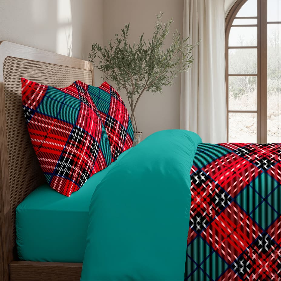 Постельное бельё Унисон Клетка 5