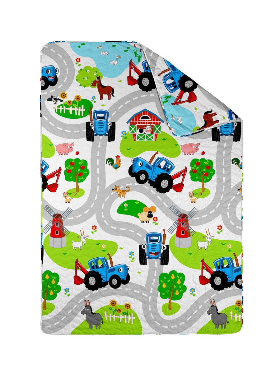 Покрывало "Синий трактор", По полям, Непоседа 1