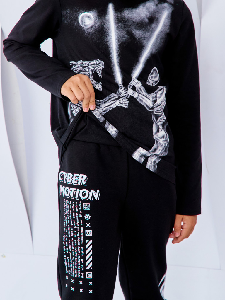 Брюки "CYBER BRO", черный, Juno 2