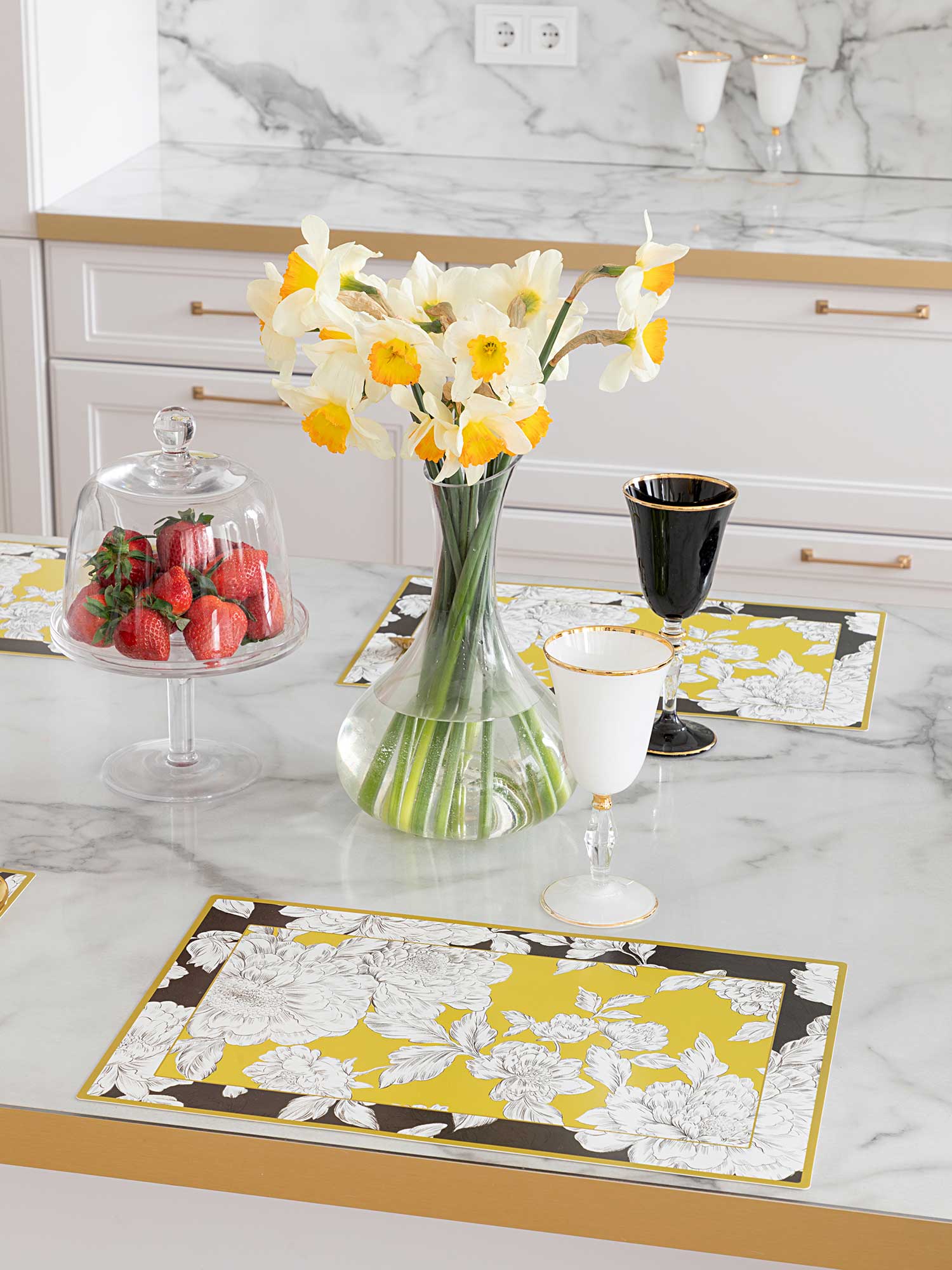 Комплект сервировочных салфеток (плейсматов) "Bottega Verde", Mia Cara 7