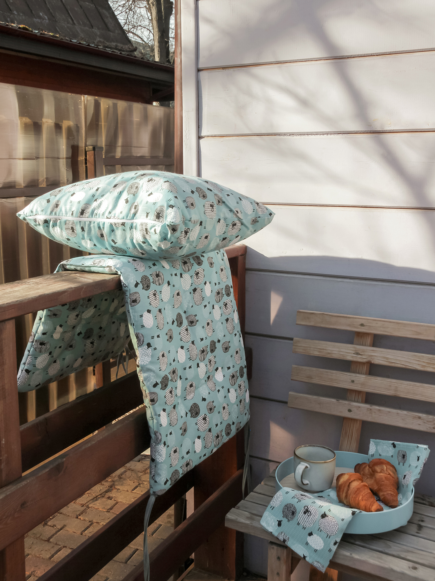 Подушка на скамью "Black Sheep", Унисон 1