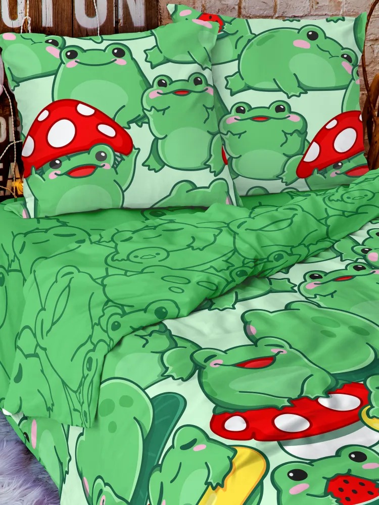Постельное бельё Crazy Getup Frogs 1