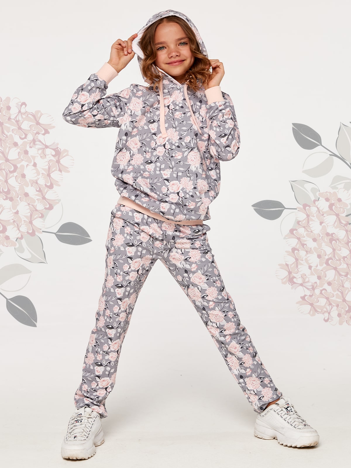 Худи / толстовка Juno Розы 3