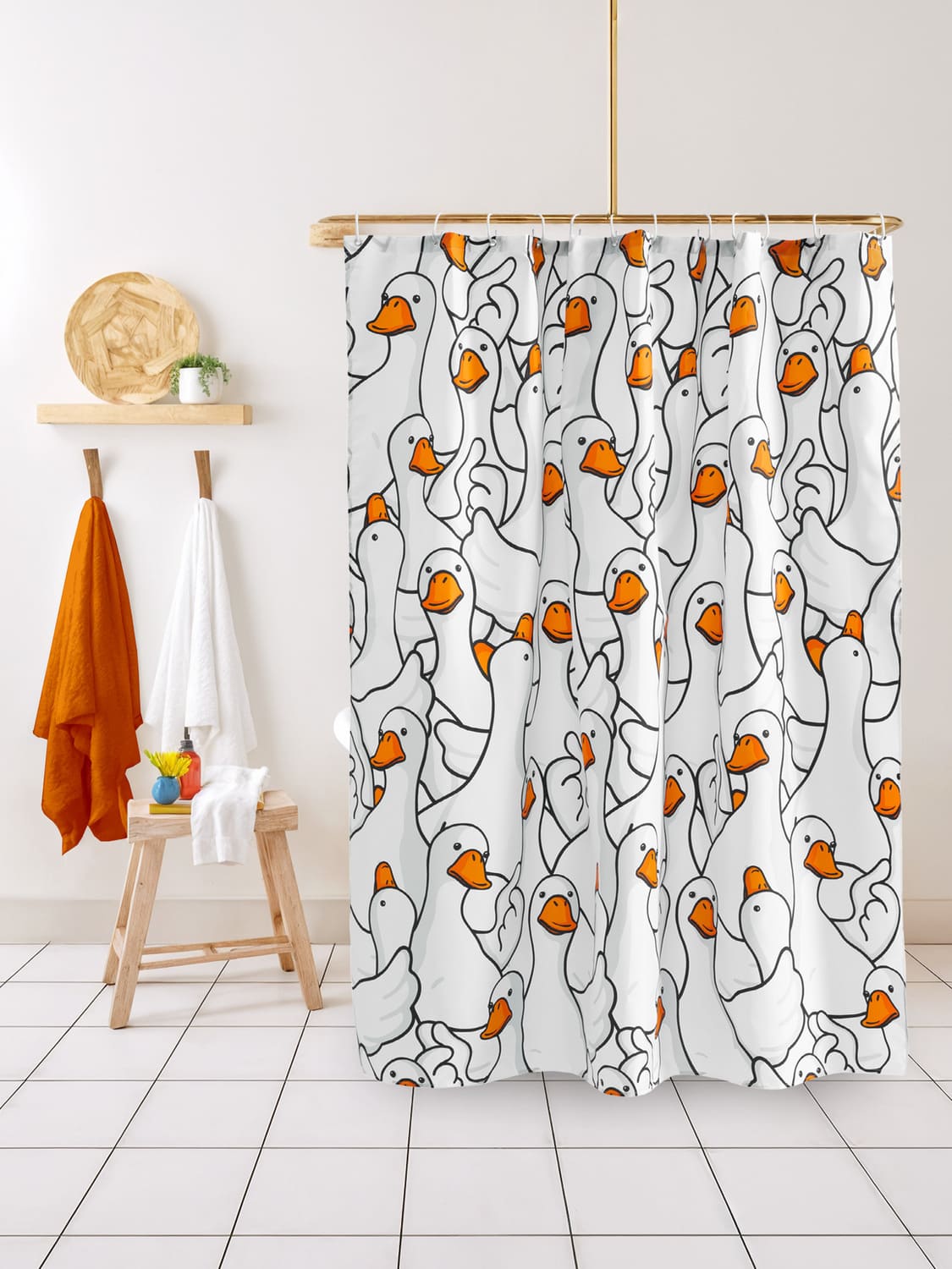 Штора Crazy Getup Гусь 0