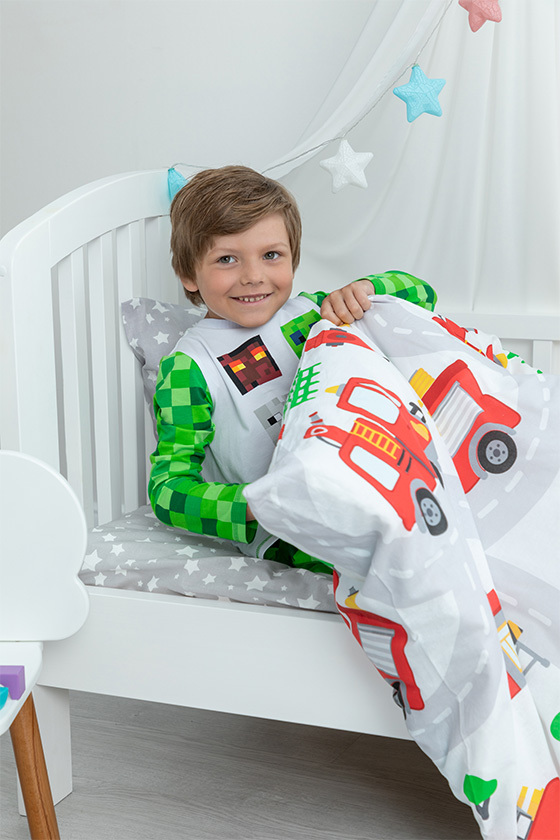 Постельное белье Пожарные машинки, Juno 4