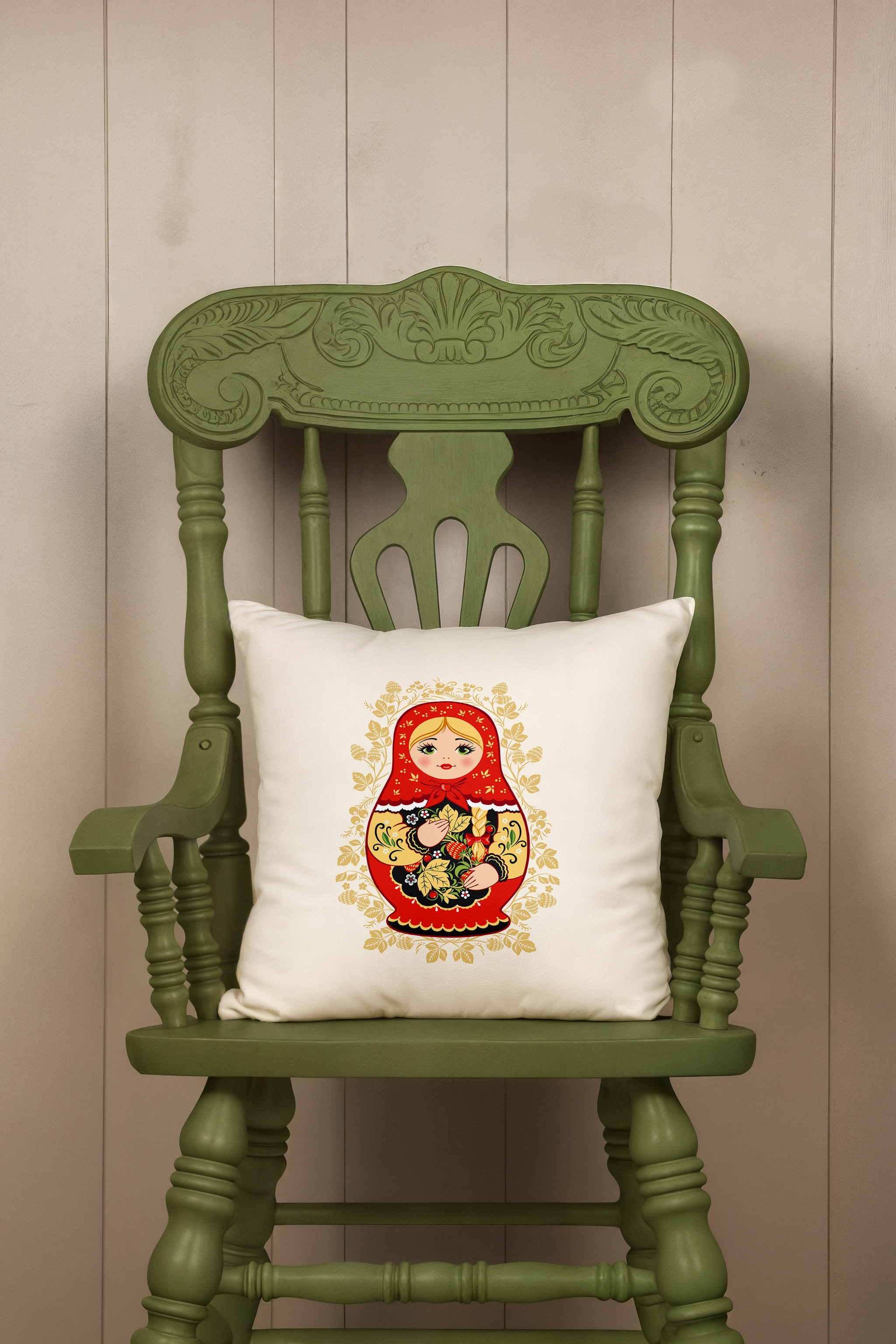 Подушка декоративная Унисон Матрешка 0