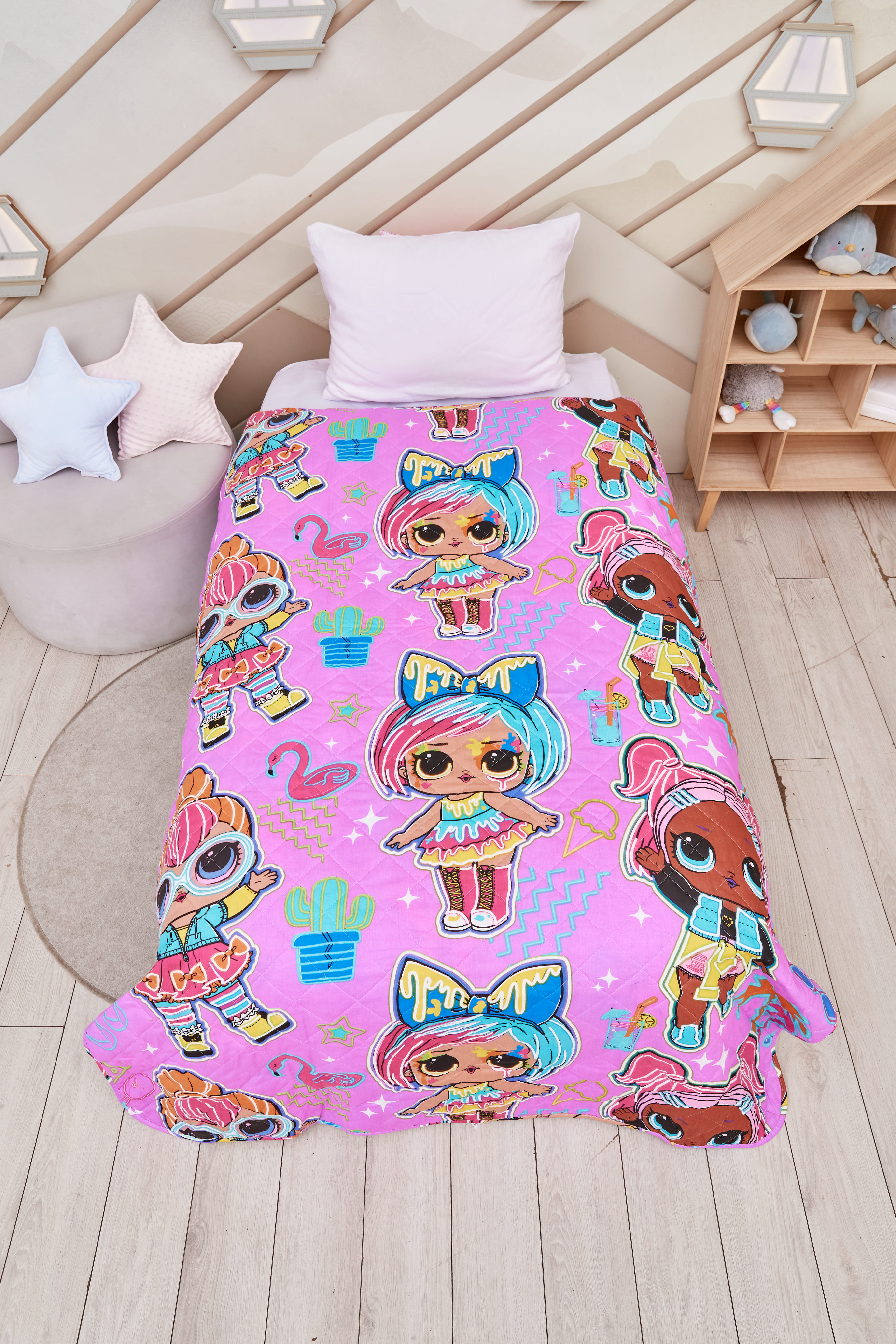 Покрывало стеганое "L.O.L. Surprise" Neon, Непоседа 1