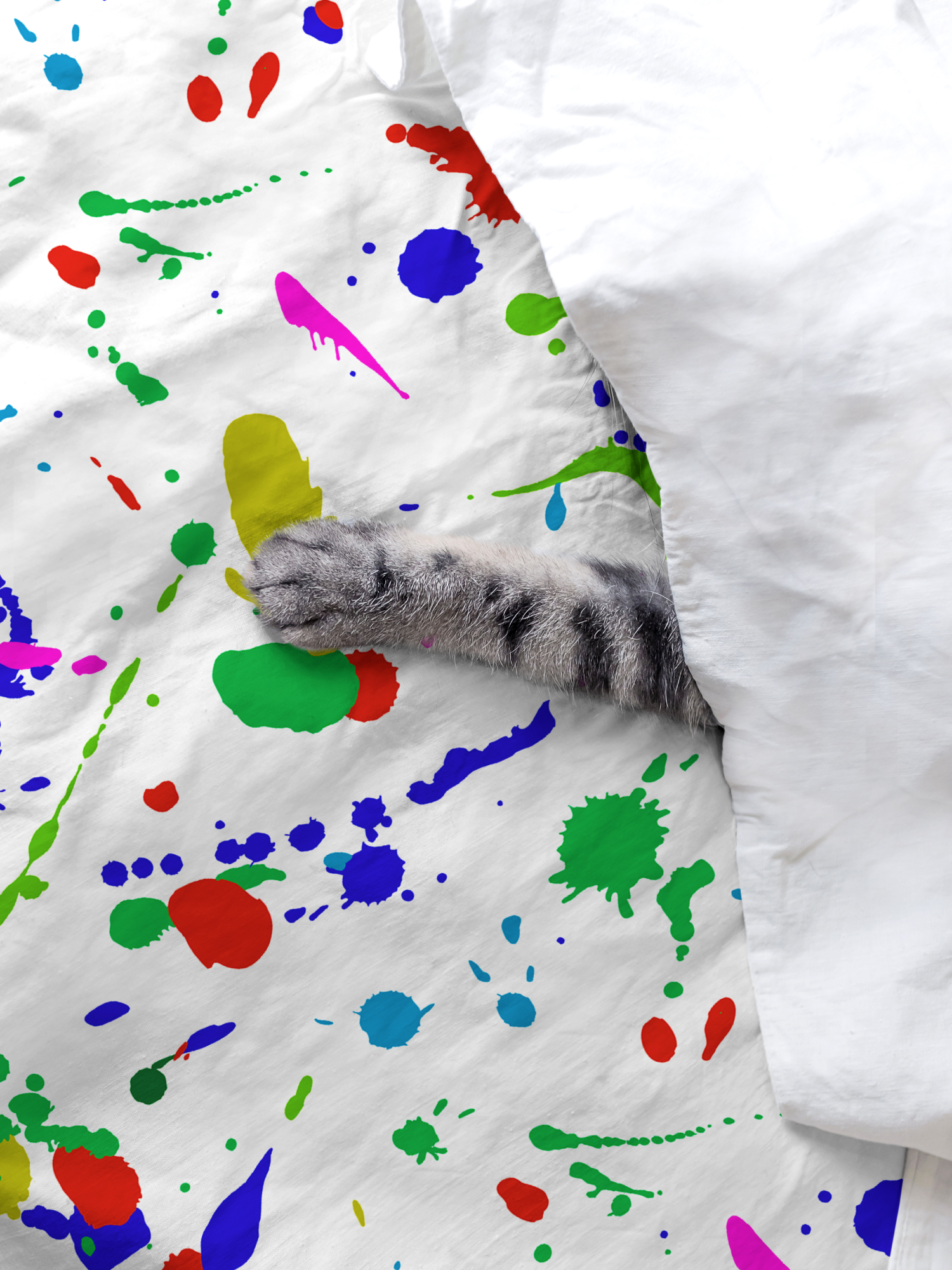 Простыня Paint white, Crazy Getup 4