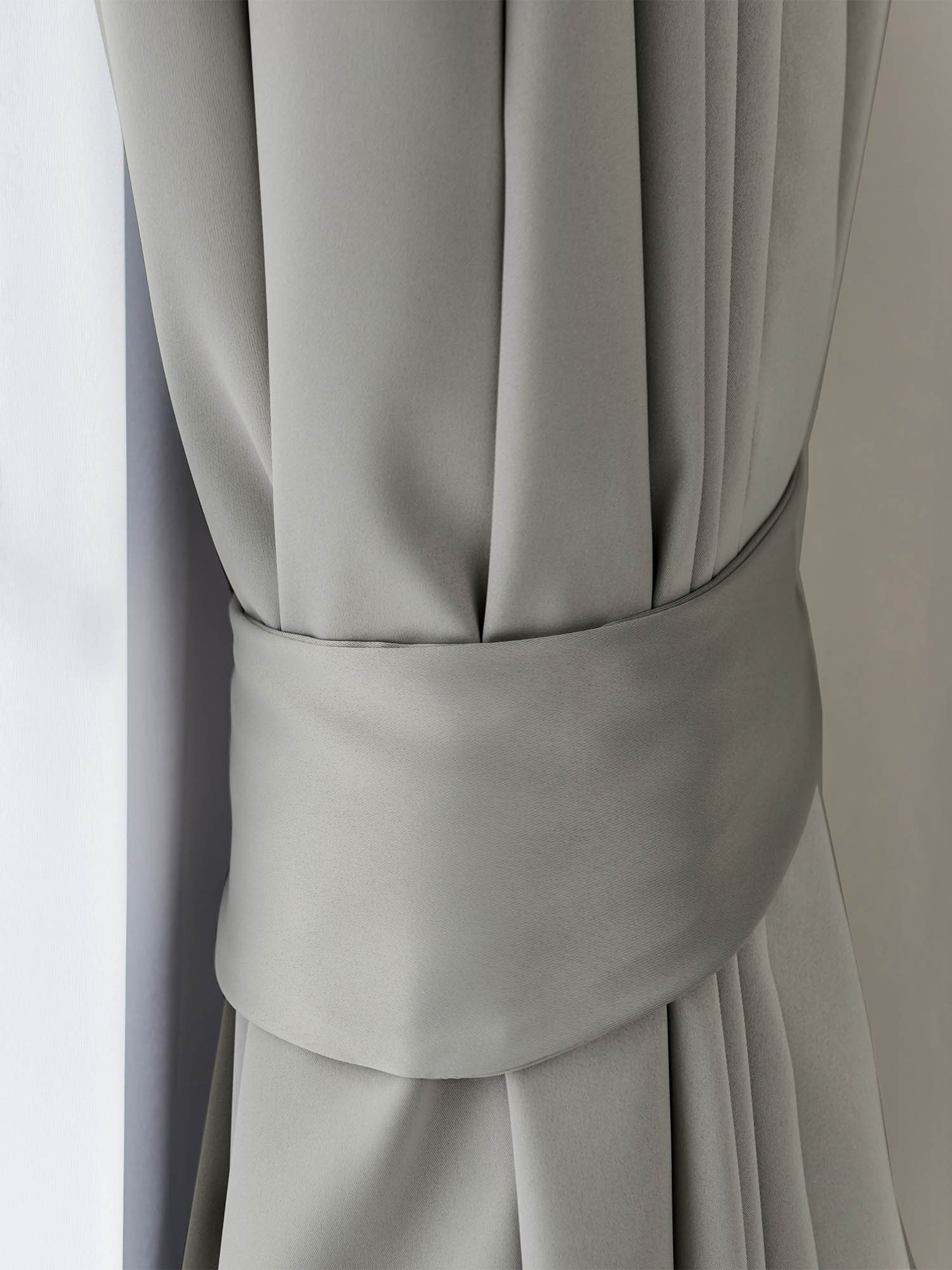 Комплект штор велюр с подхватами 200х270 (2 шт) Essential home рис Silver grey Унисон 2