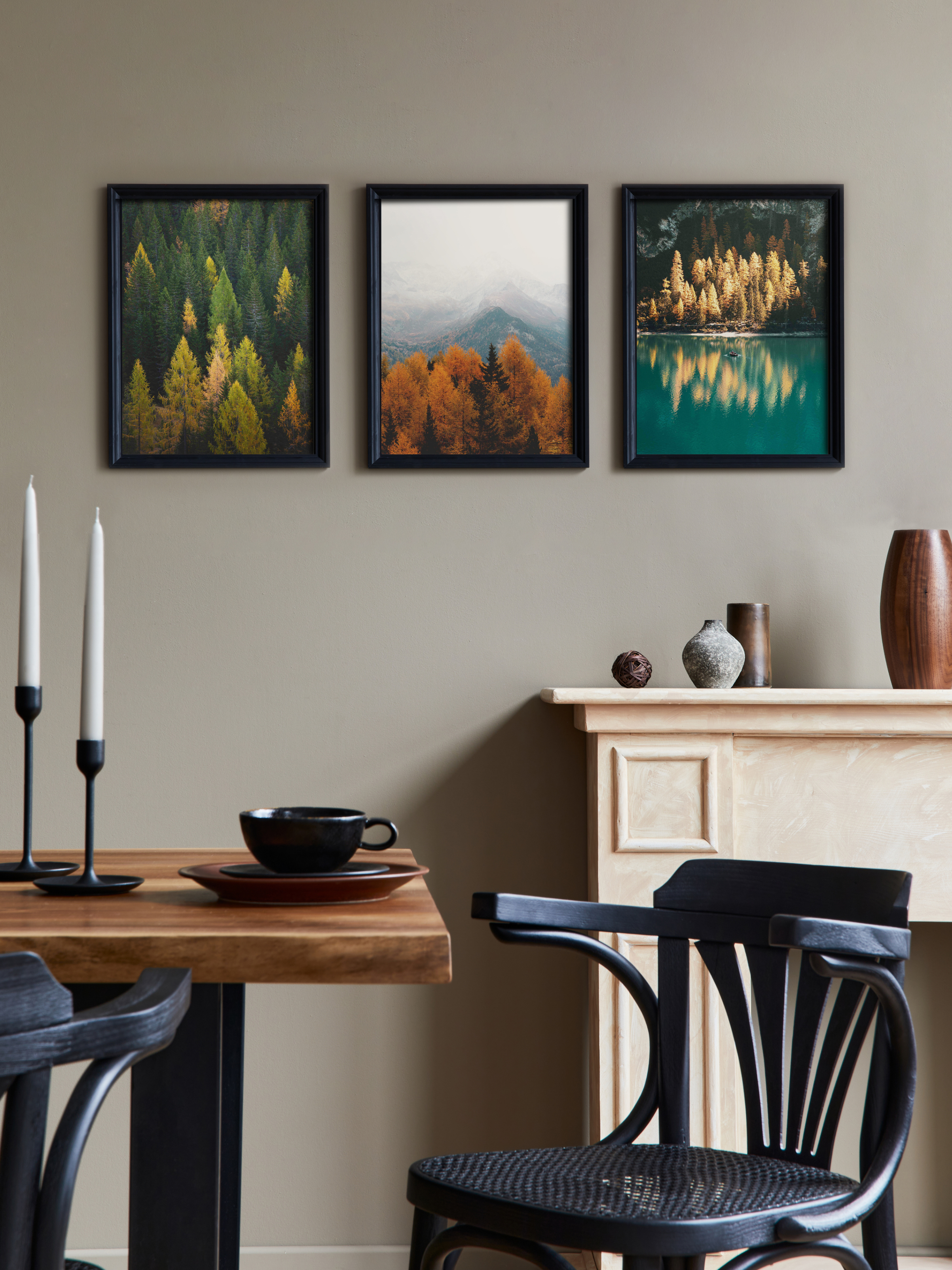 Набор из 3х постеров "Унисон" Woodland 1