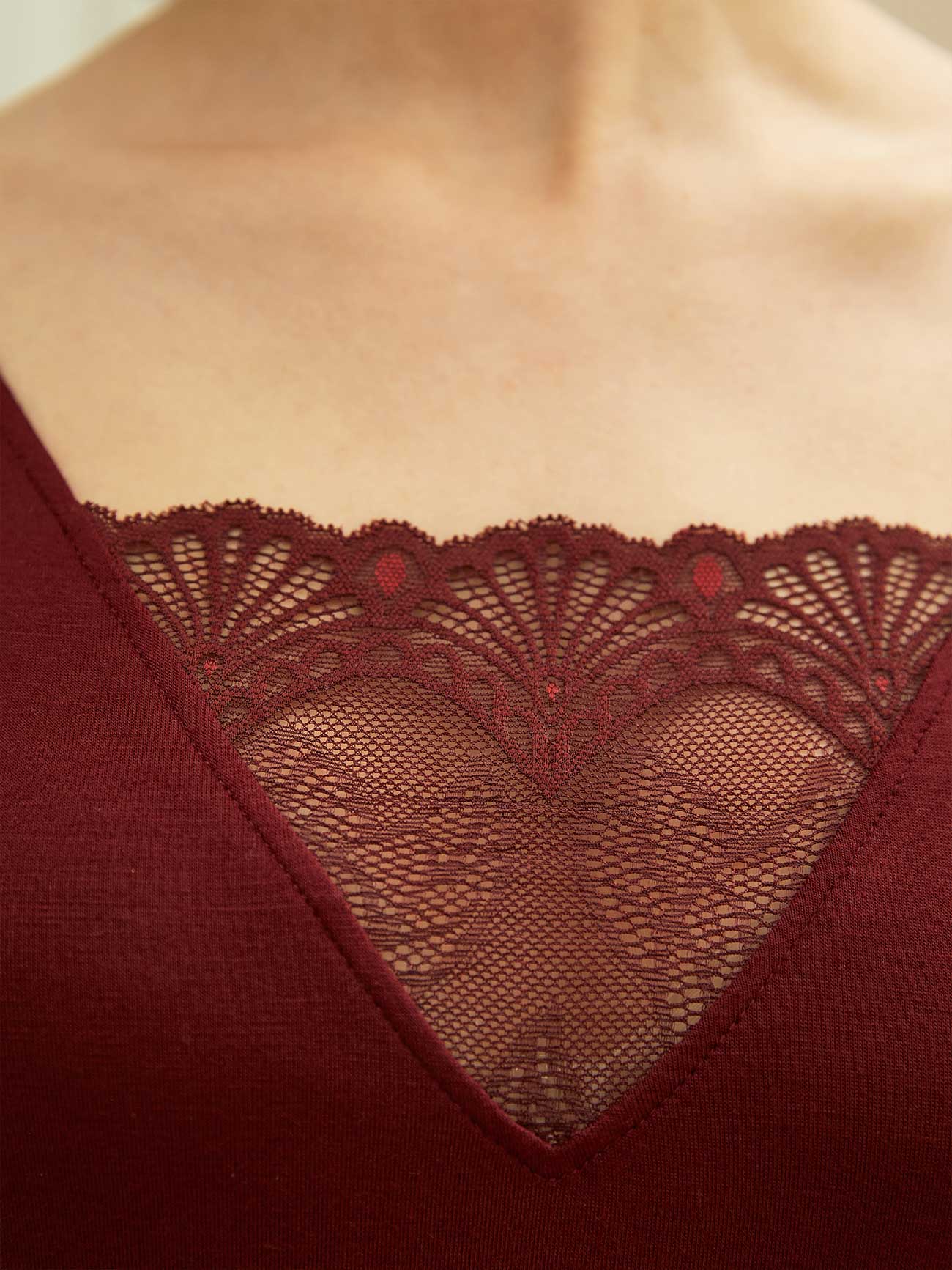 Сорочка Chinoiserie Винный, Mia Cara 5