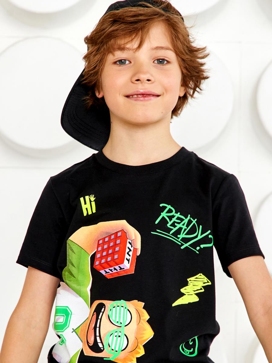 Футболка "GAME BOY", черный, Juno 1