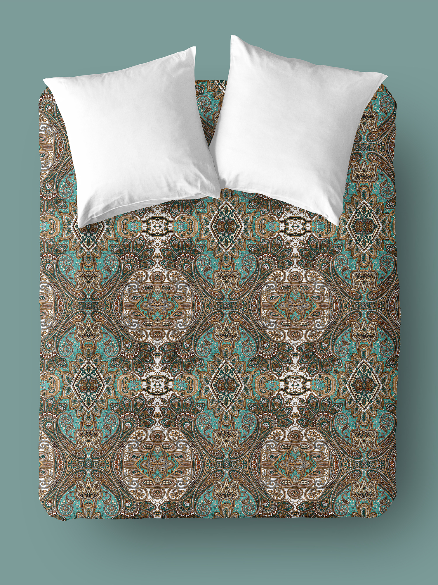 Простыня на резинке, Малахитовая шкатулка, Mia Cara 0