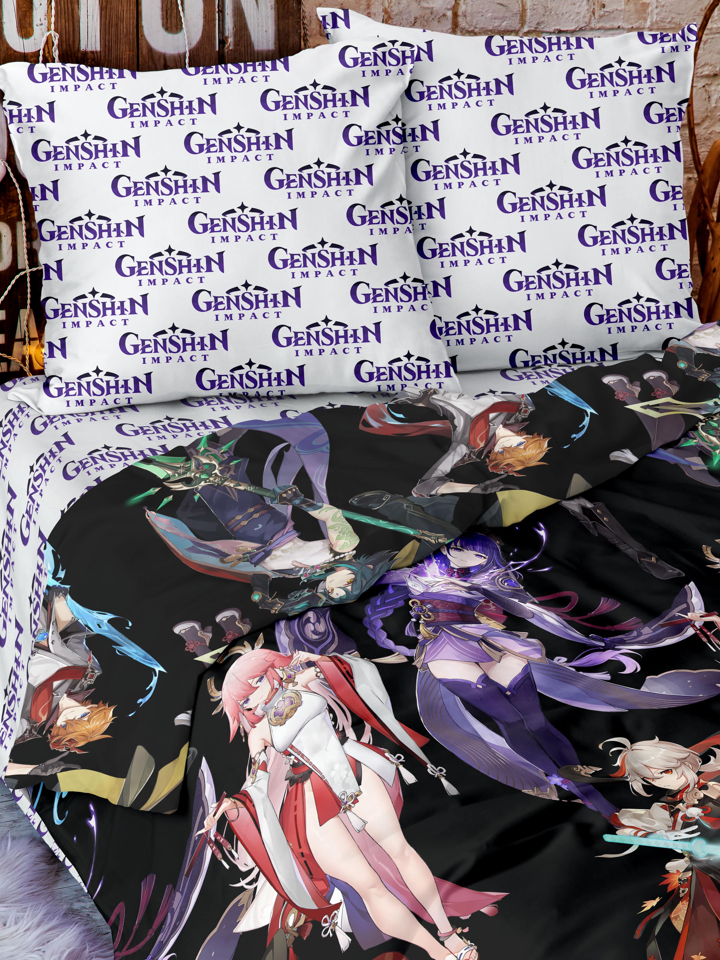Постельное бельё Crazy Getup Genshin Impact 6