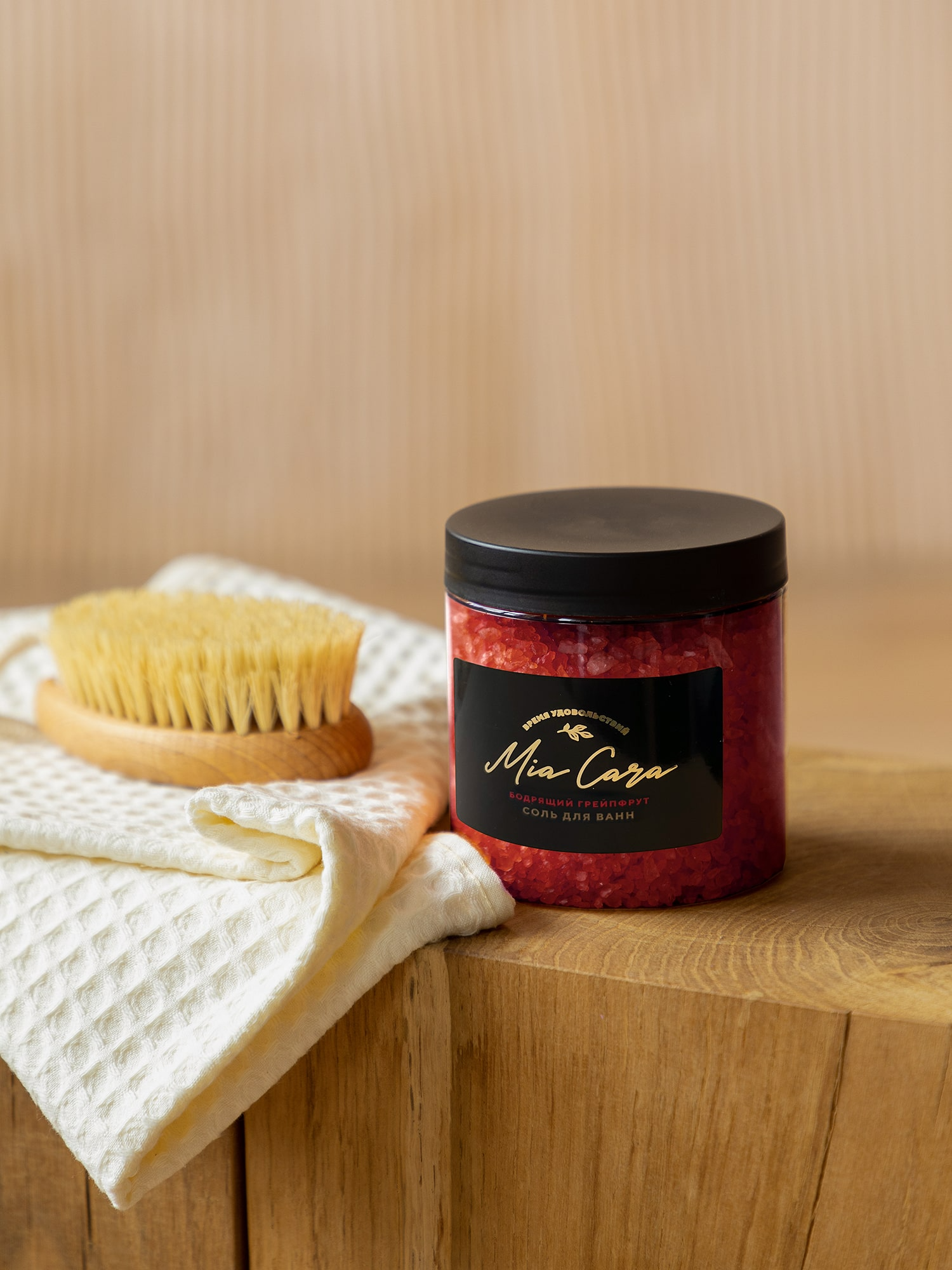 Соль для ванн "Mia Cara", бодрящий грейпфрут 0